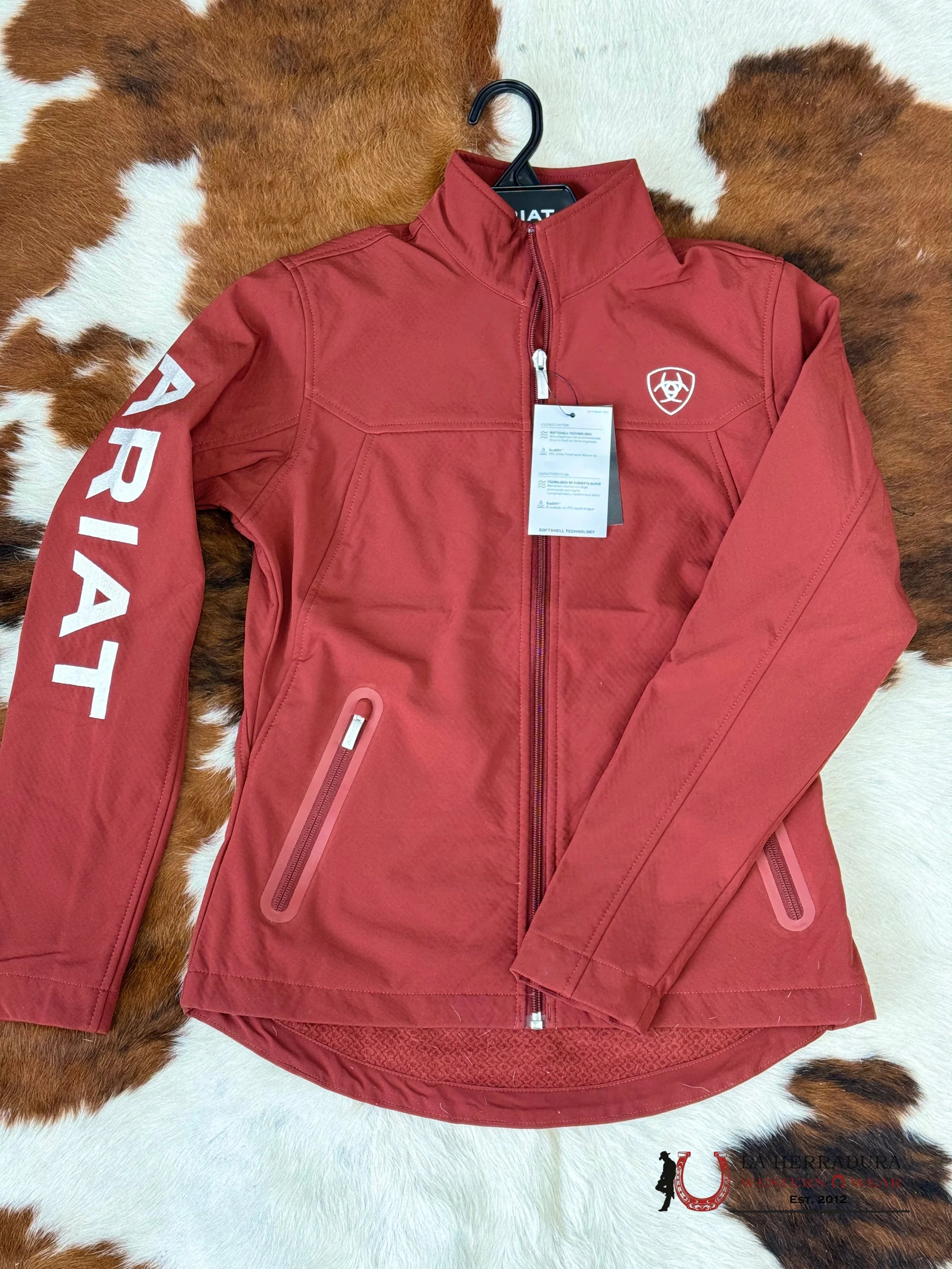 Ariat Jacket Fired Brick Team Softshell Ropa Mujeres