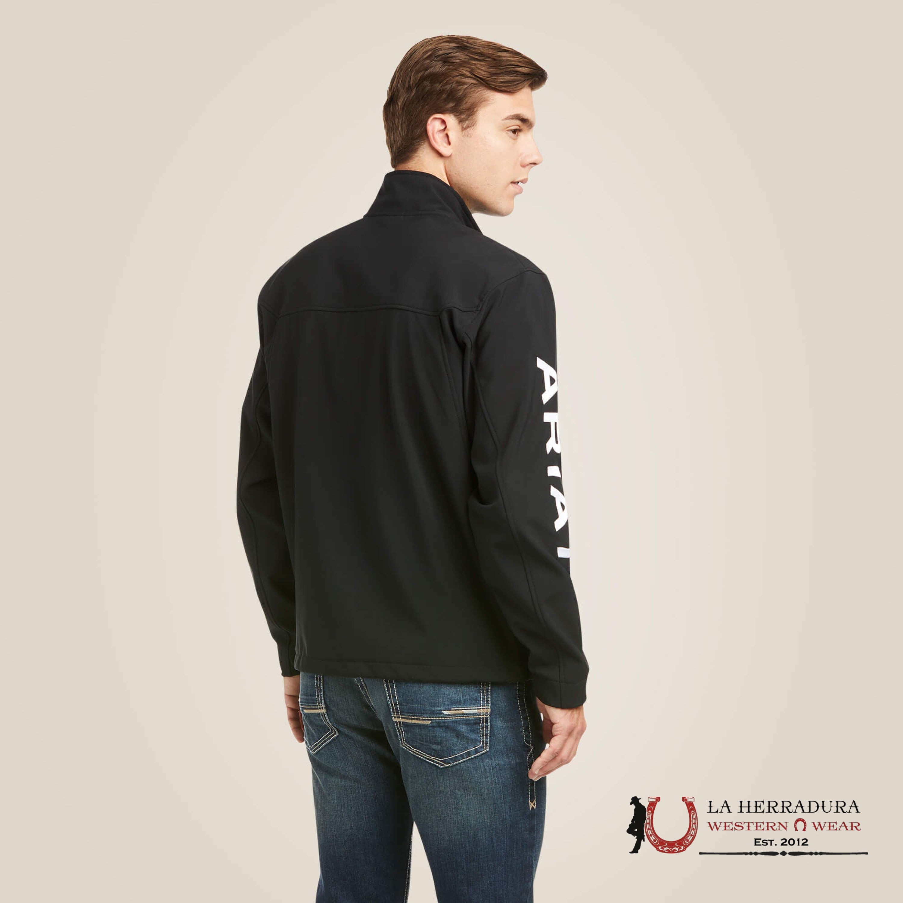 Ariat Jacket For Men Black/White Team Logo Ropa Hombres