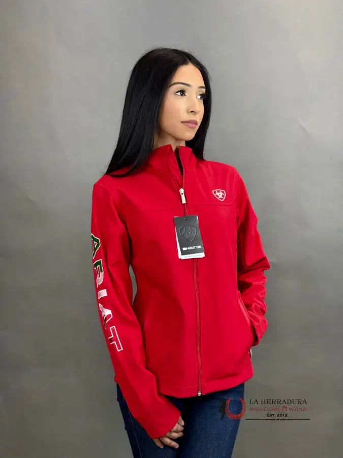 Ariat Jacket For Women Red Rojo Team Mexico Ropa Mujeres