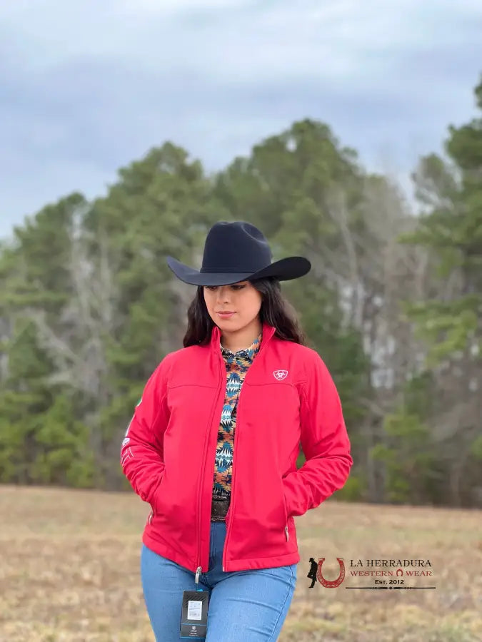 Ariat Jacket For Women Red Rojo Team Mexico Ropa Mujeres