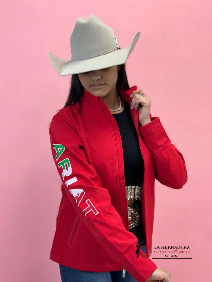 Ariat Jacket For Women Red Rojo Team Mexico Ropa Mujeres