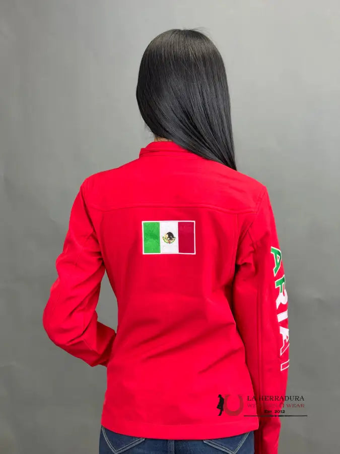 Ariat Jacket For Women Red Rojo Team Mexico Ropa Mujeres