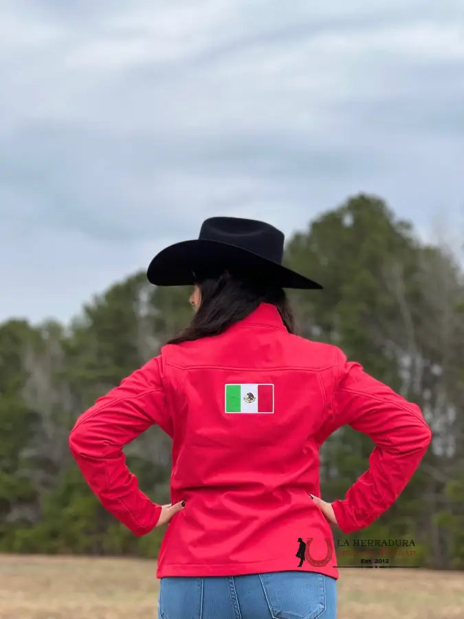 Ariat Jacket For Women Red Rojo Team Mexico Ropa Mujeres