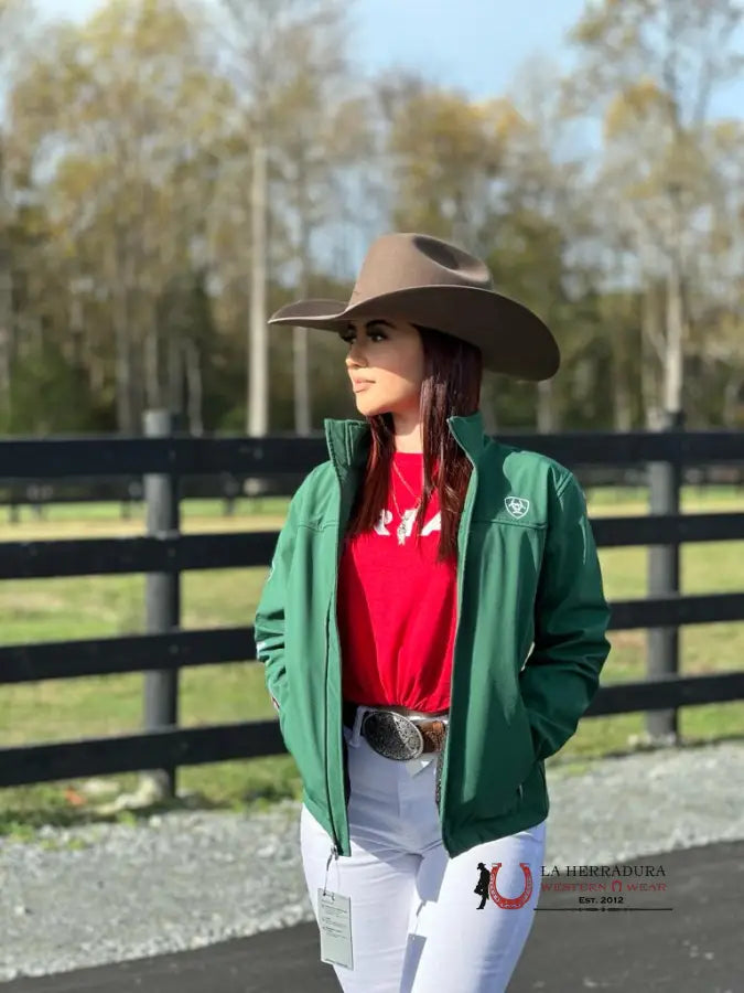 Ariat Jacket Green Team Mexico Women Verde Ropa Mujeres