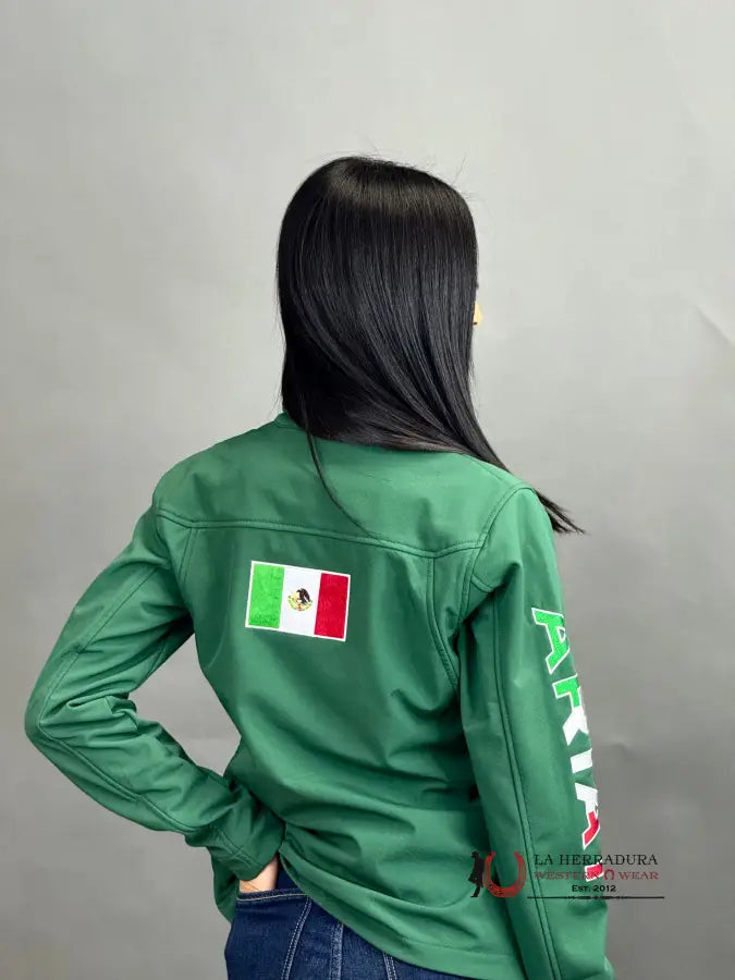 Ariat Jacket Green Team Mexico Women Verde Ropa Mujeres