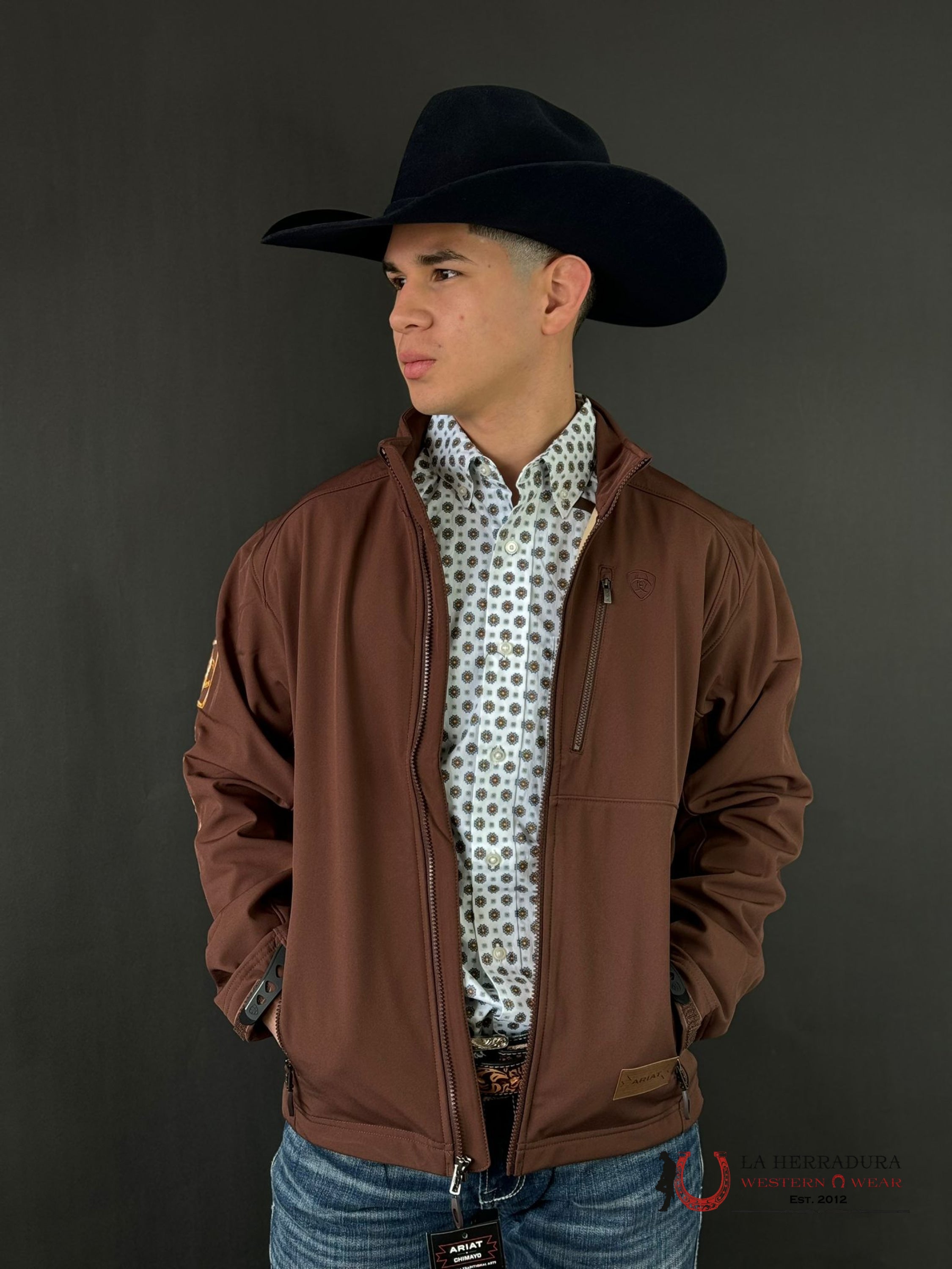 Ariat Jacket Logo 2.0 Chimayo Shaved Chocolate Ropa Hombres