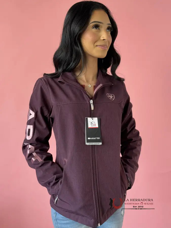 Ariat Jacket Mulberry Heater Violet Team Softshell Ropa Mujeres