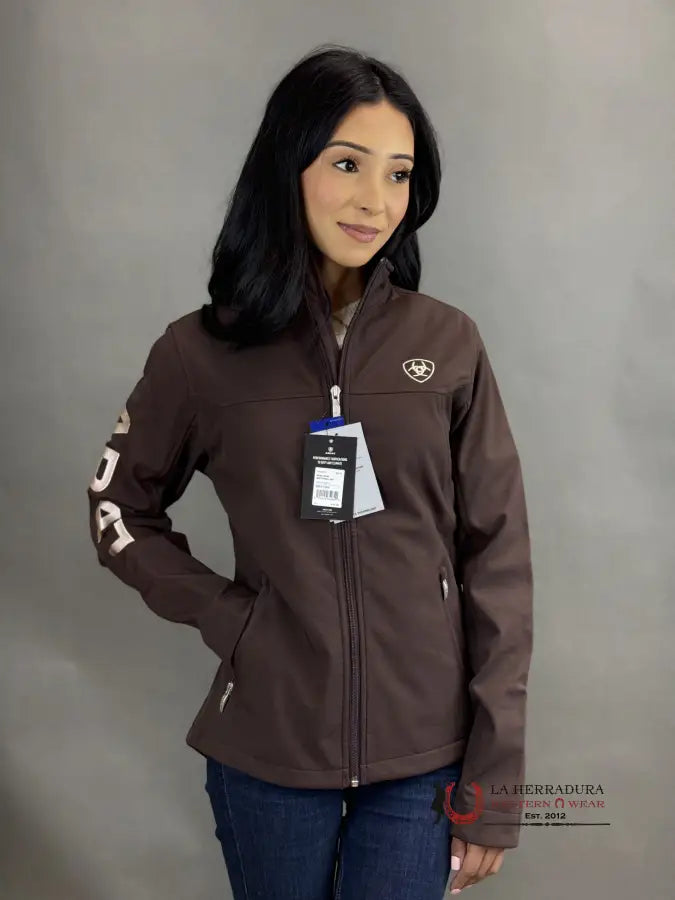 Ariat Jacket New Team Softshell Coffee Bean Ropa Mujeres