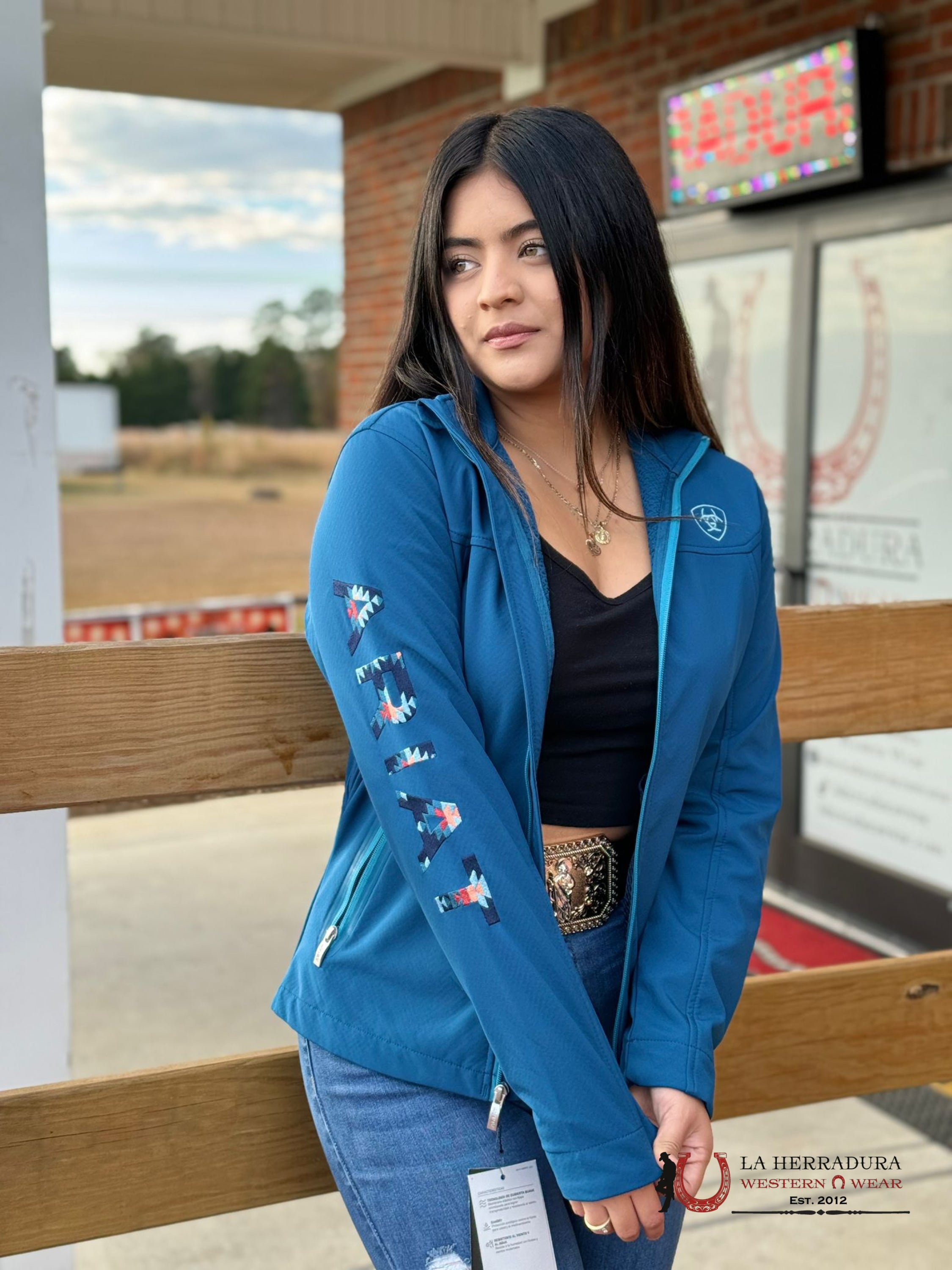 Ariat Jacket New Team Softshell Hyfra / Night Sky Blanket Ropa Mujeres