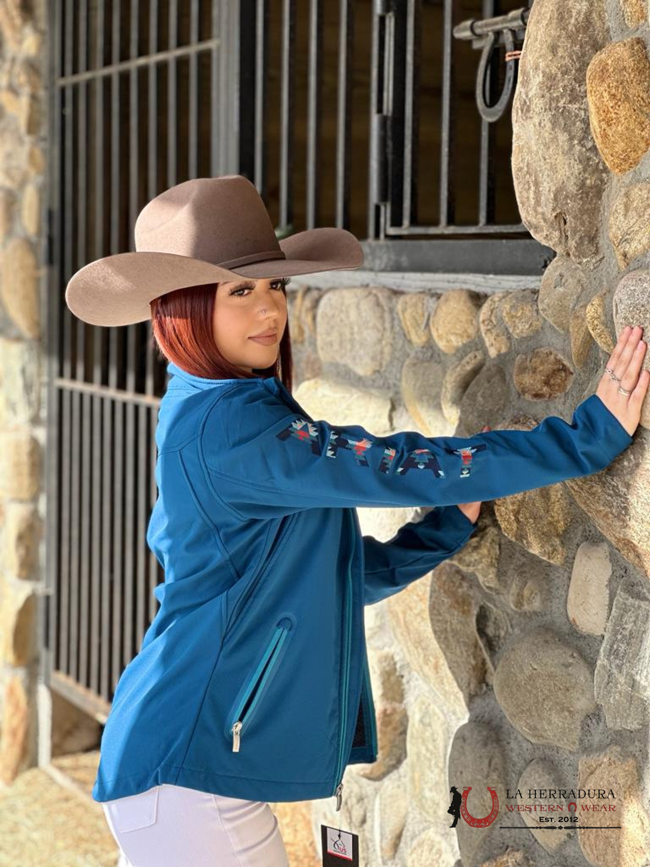 Ariat Jacket New Team Softshell Hyfra / Night Sky Blanket Ropa Mujeres