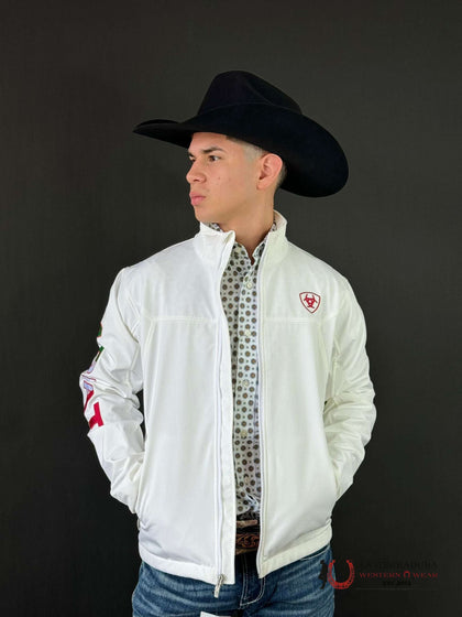 ARIAT JACKET NEW TEAM SOFTSHELL MEXICO WHITE 10043549