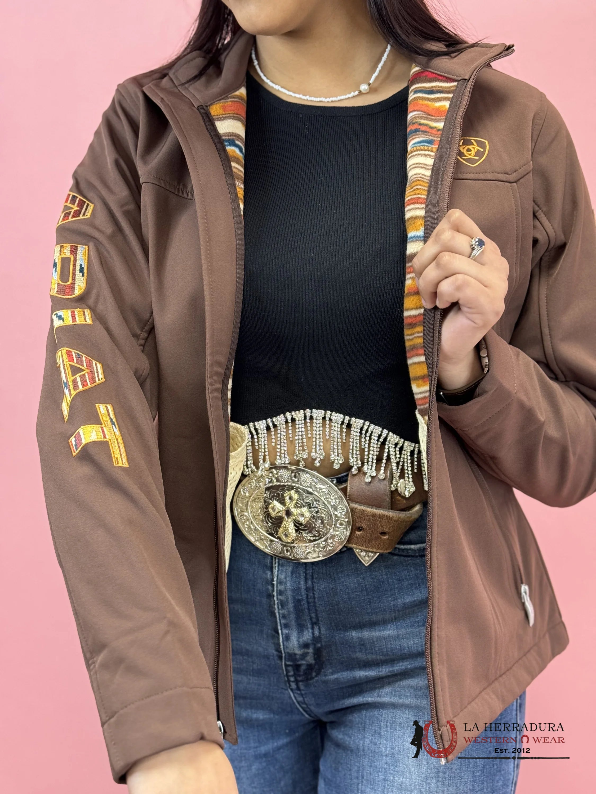 Ariat Jacket Softshell Chimayo Shaved Chocolate Womens Ropa Mujeres