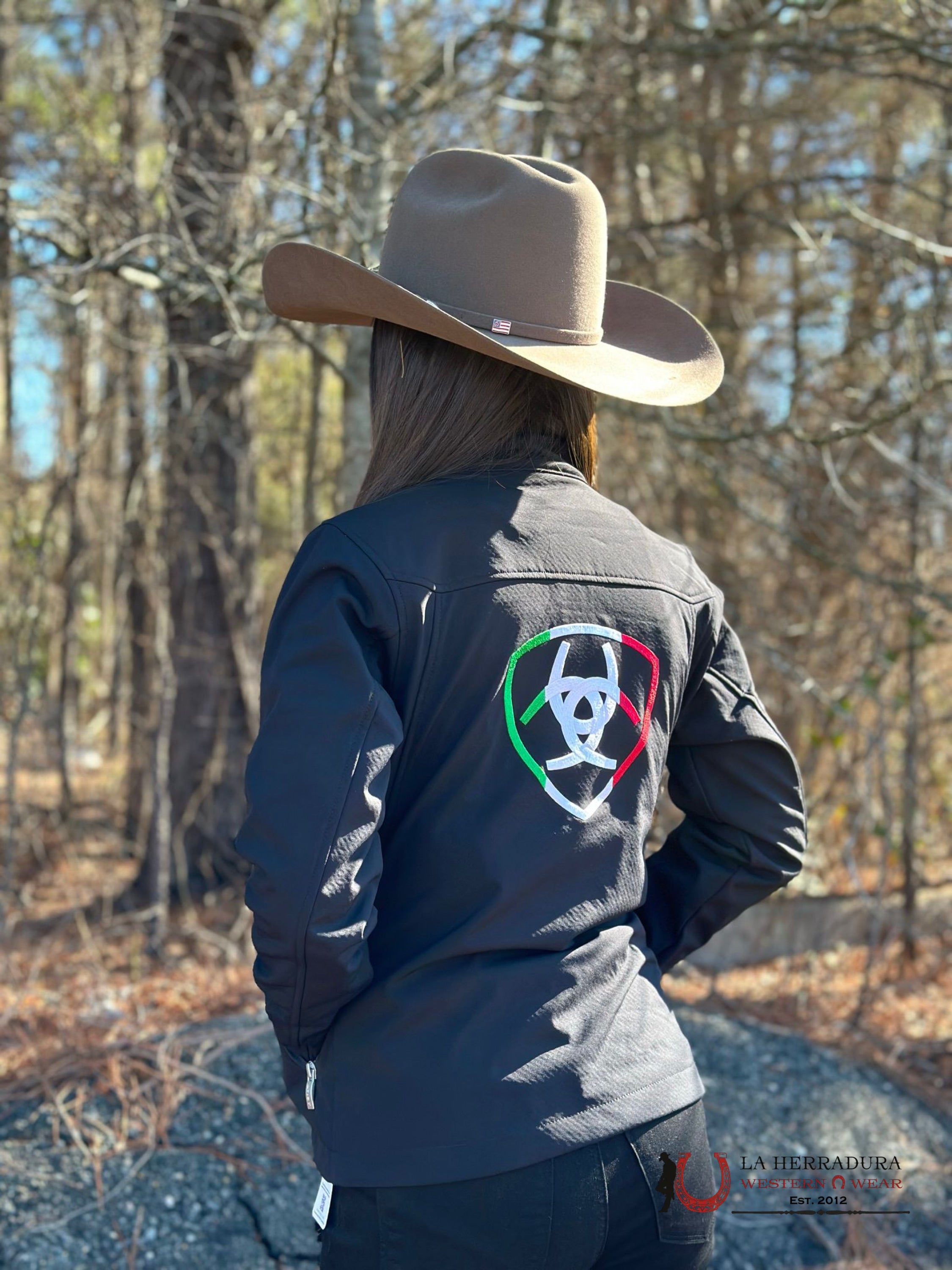 Ariat Jackets For Women Classic Team Mex Black Softshell Brand Jkt Ropa Mujeres