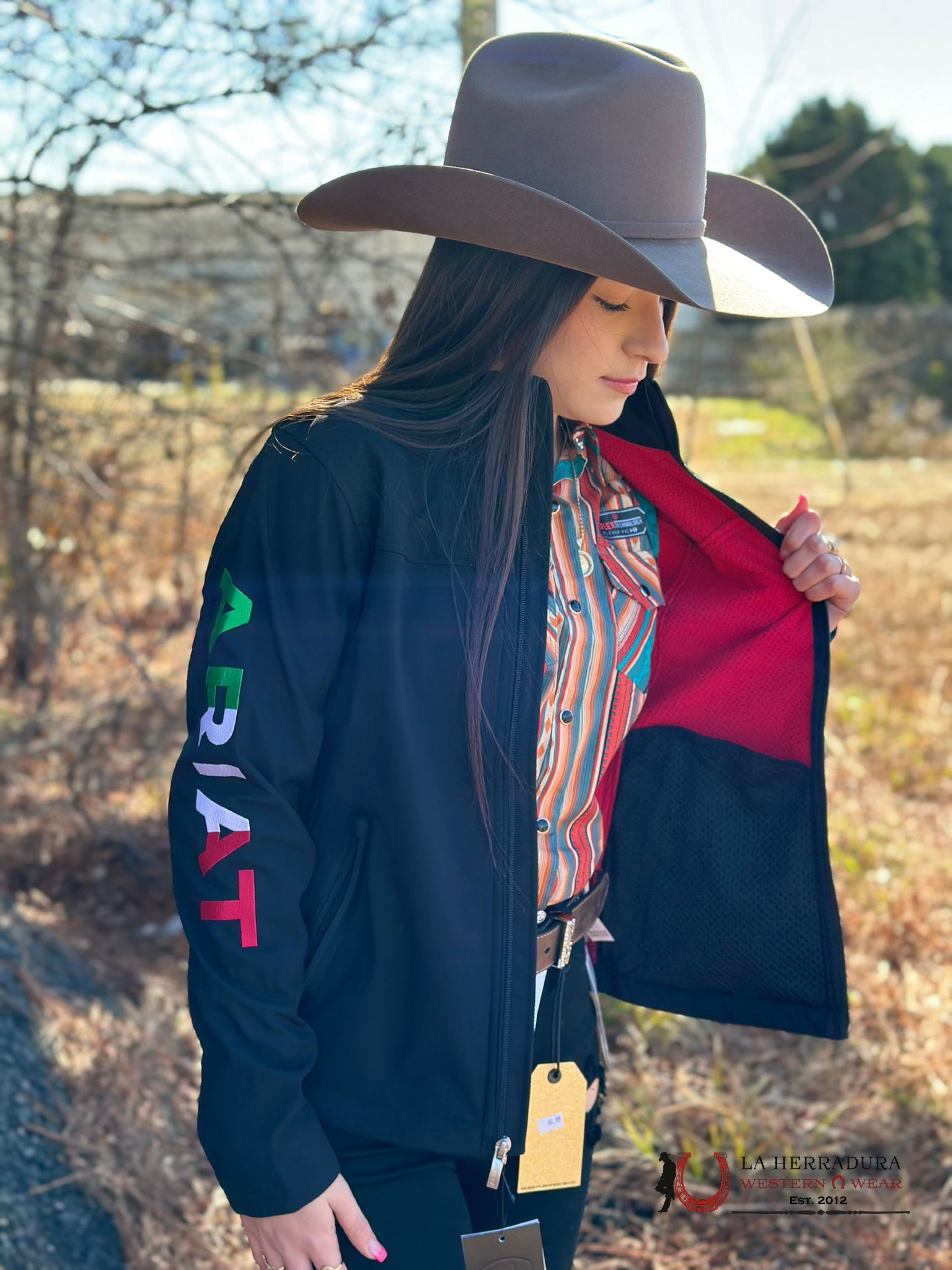 Ariat Jackets For Women Classic Team Mex Black Softshell Brand Jkt Ropa Mujeres