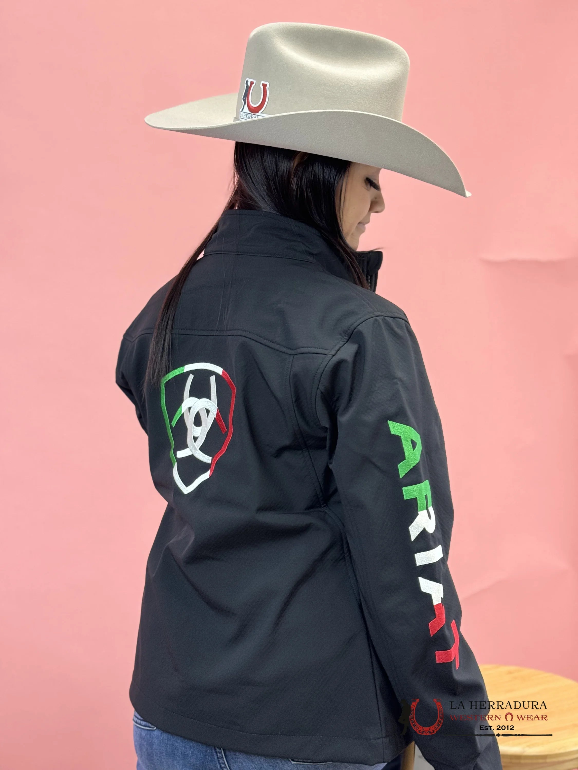 Ariat Jackets For Women Classic Team Mex Black Softshell Brand Jkt Ropa Mujeres