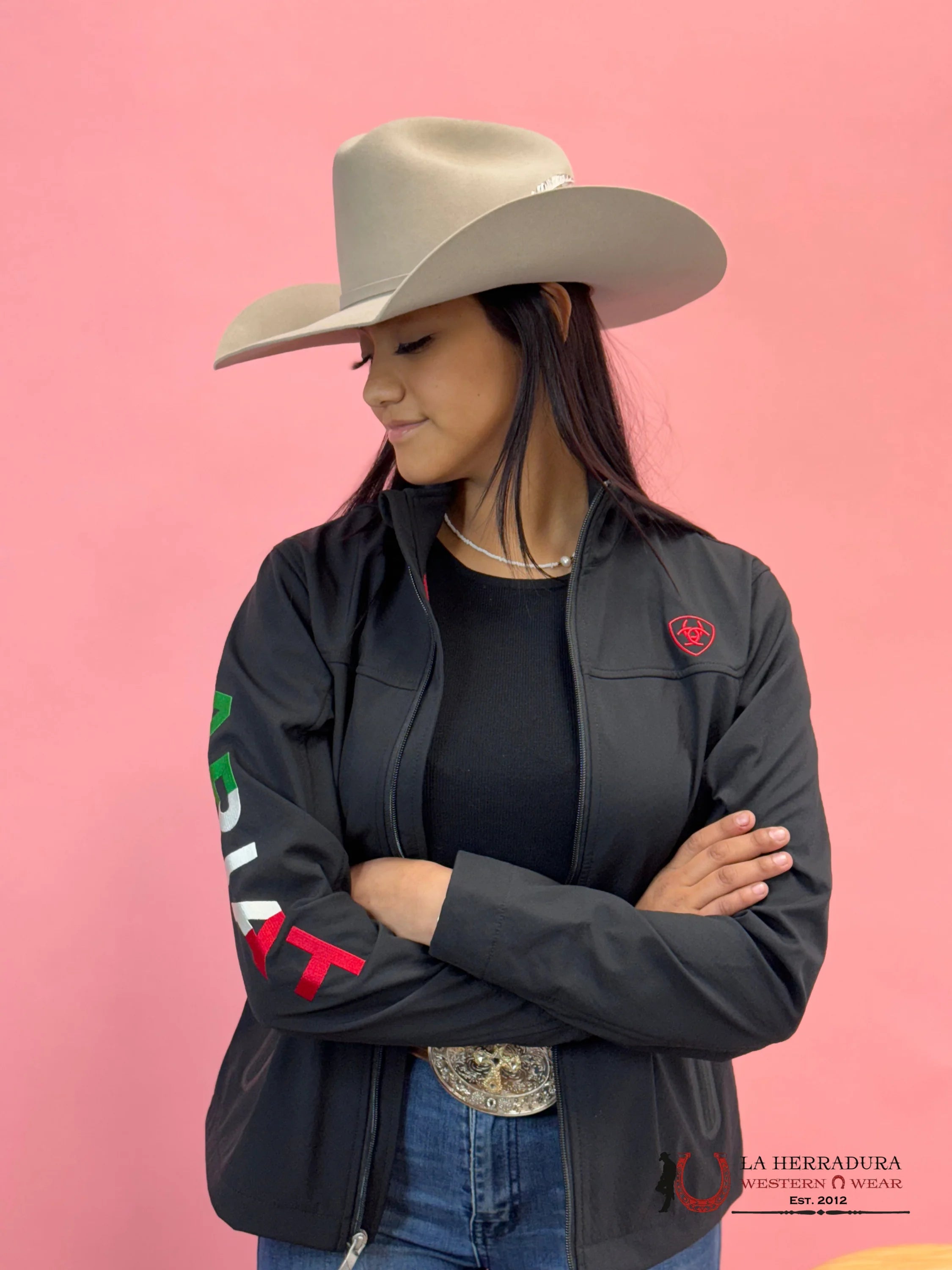 Ariat Jackets For Women Classic Team Mex Black Softshell Brand Jkt Ropa Mujeres