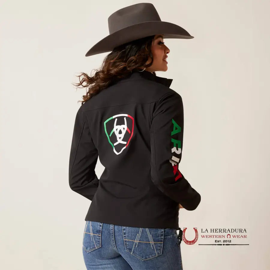 Ariat Jackets For Women Classic Team Mex Black Softshell Brand Jkt Ropa Mujeres