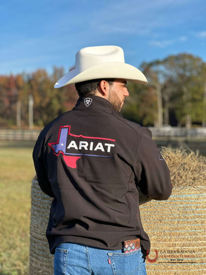 ARIAT JACKETS TEXAS SOFTSHELL INDEPENDENT SMU JKT BLACK 10043051