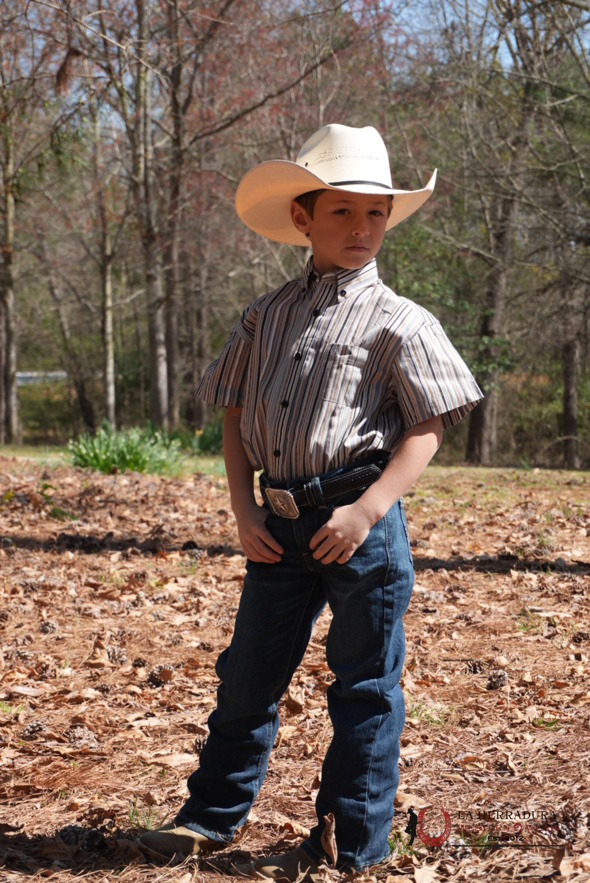 ARIAT JEAN KIDS RELAXED FIT B4 STR LEGACY BOOT JEAN CHIEF NIÑOS