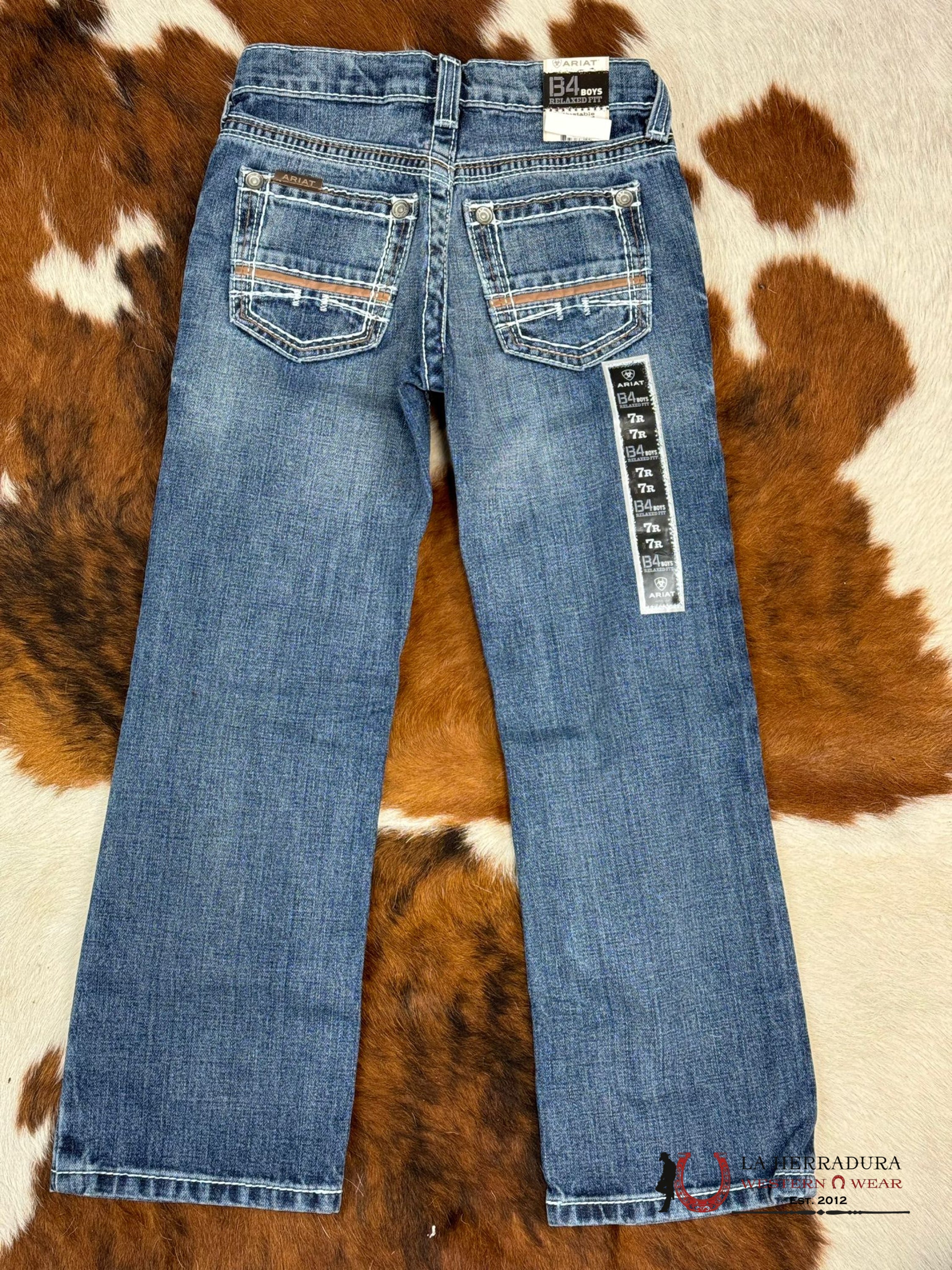 Ariat Jeans Kids B4 Relaxed Fit Coltrane Boot Durango Niños