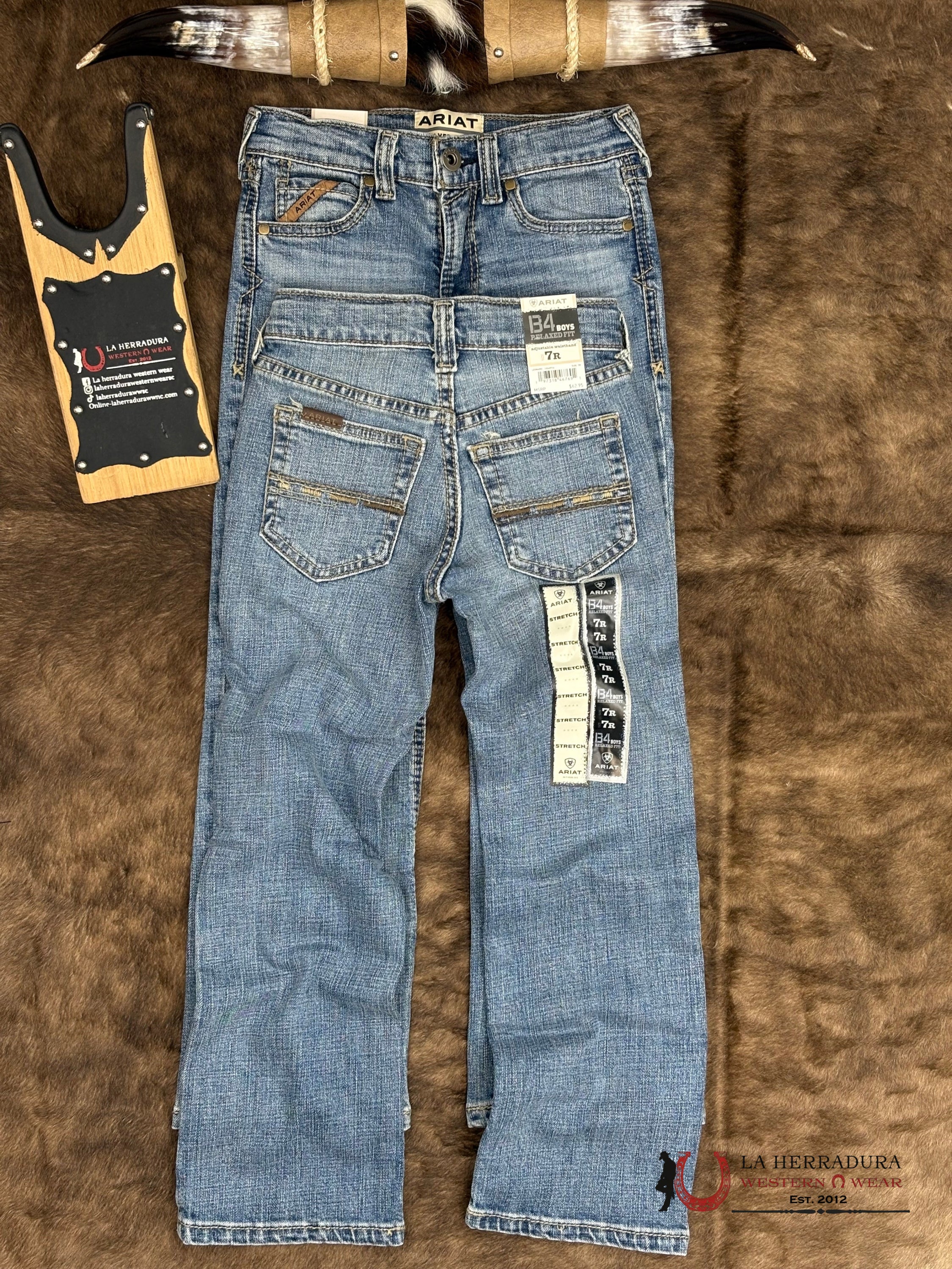 ARIAT JEANS KIDS B4 RELAXED FIT LEONARDO - 0926 NIÑOS