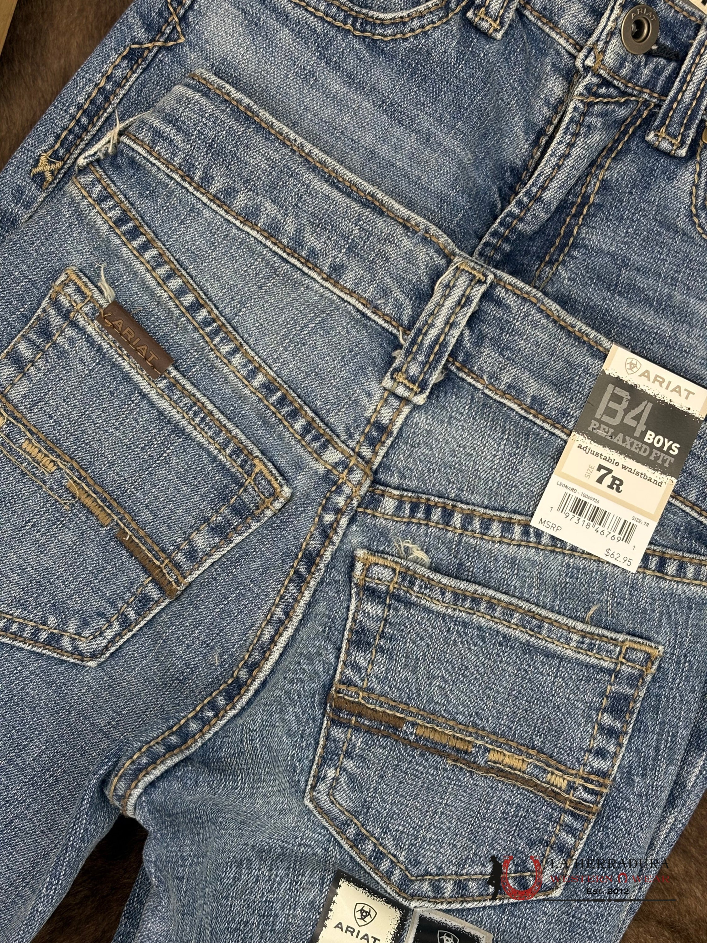 ARIAT JEANS KIDS B4 RELAXED FIT LEONARDO - 0926 NIÑOS