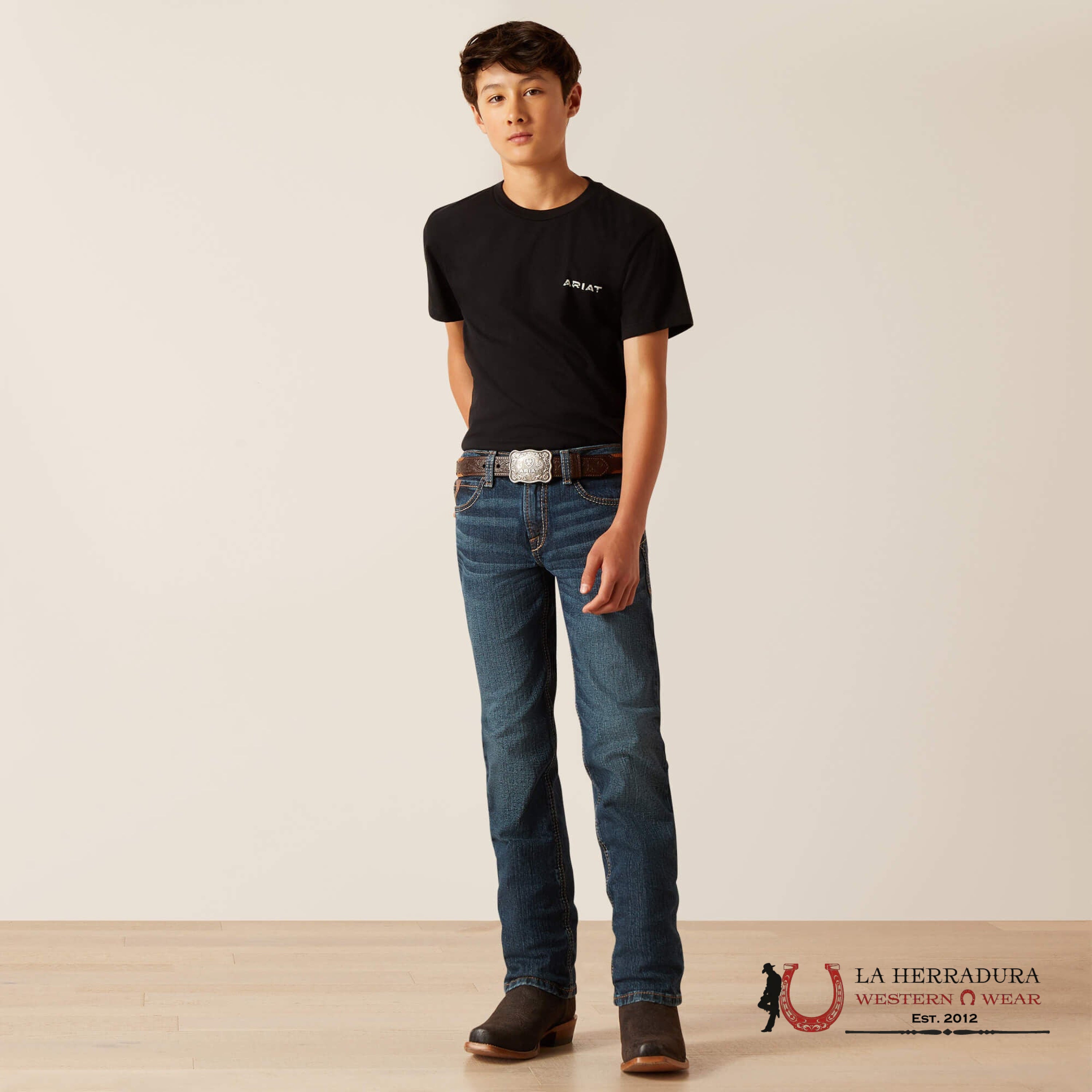 ARIAT JEANS KIDS B5 SLIM FIT COLTRANE BOOT CUT DUSTIN- 10047310 NIÑOS