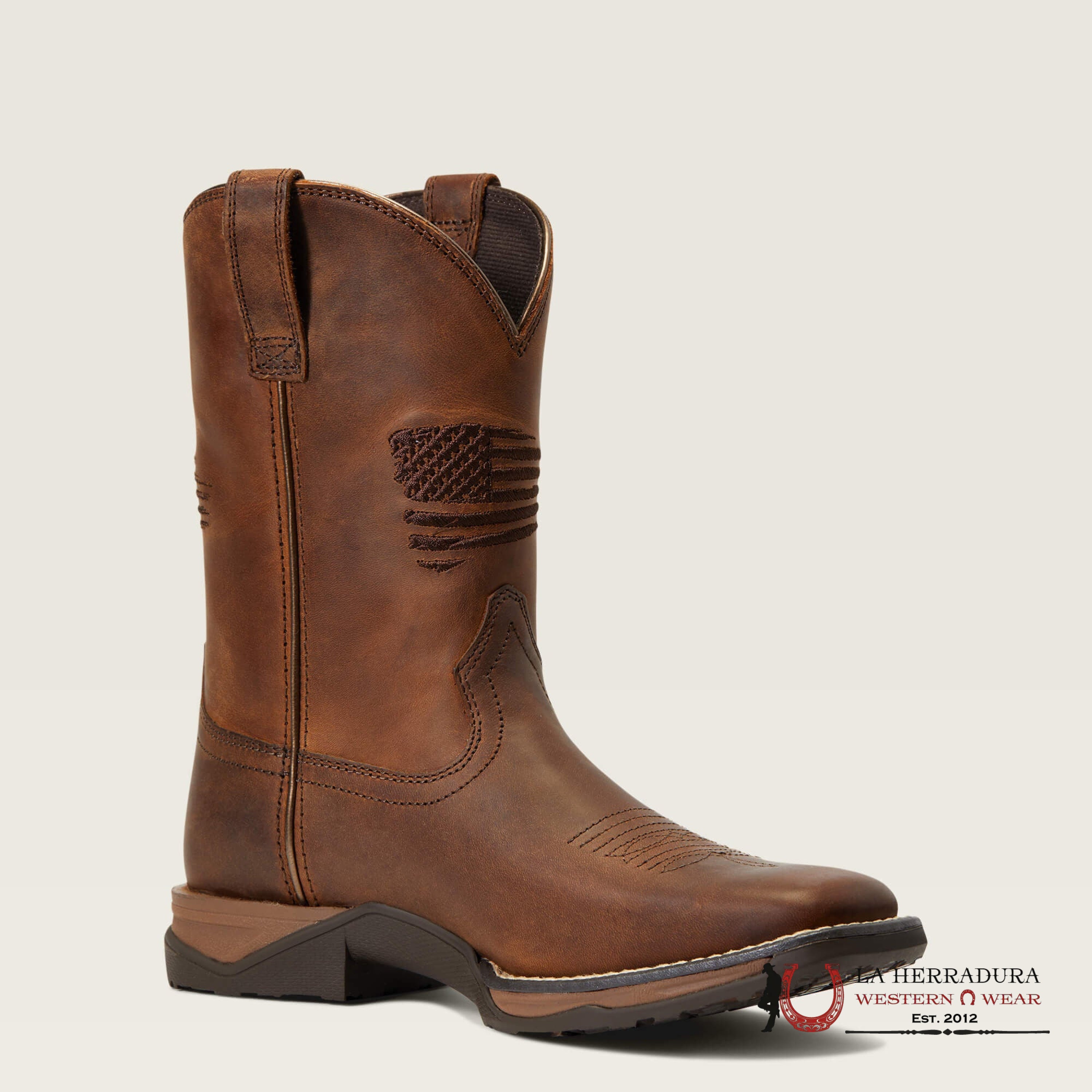 ARIAT KIDS ANTHEM PATRIOT DISTRESSED BROWN -10040366 NIÑOS