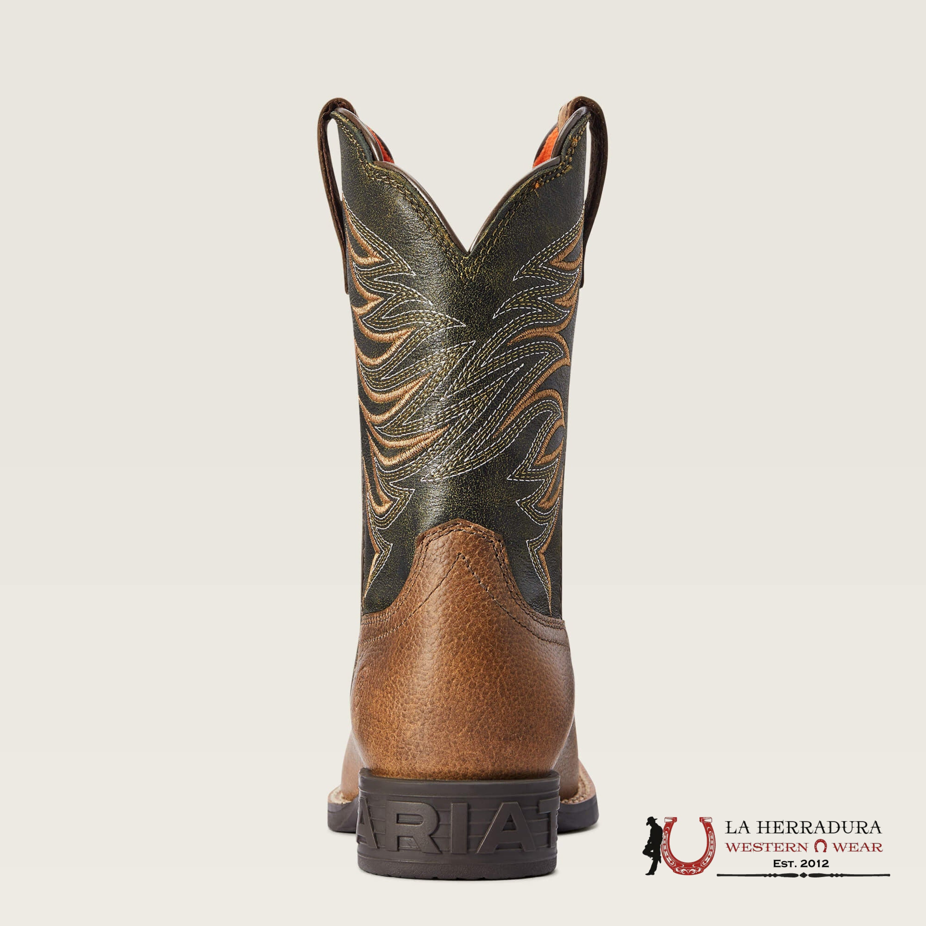 ARIAT KIDS FIRECATCHER Y DISTRESSED BROWN/ALFALFA -10042414 NIÑOS