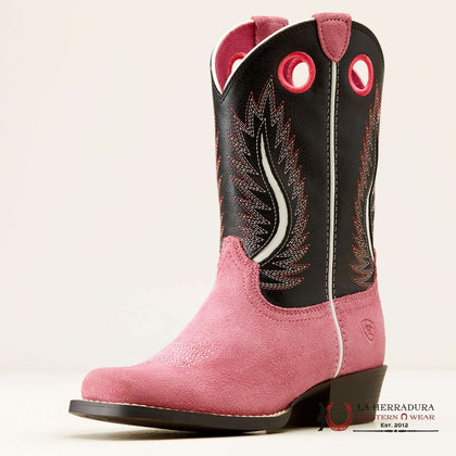ARIAT KIDS FUTURITY FORT WORTH HAUTE PINK SUEDE -10050880