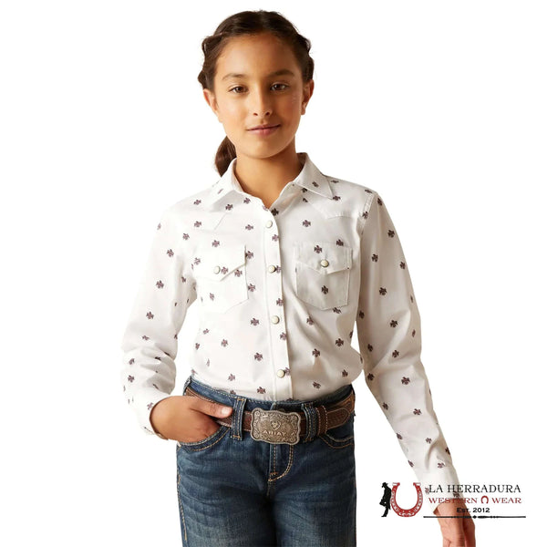 ARIAT KIDS -GIRLS WHITE THUNDERBIRD LS 10047180