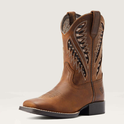 ARIAT KIDS QUICKDRAW VENTEK DISTRESSED TAN -10044485
