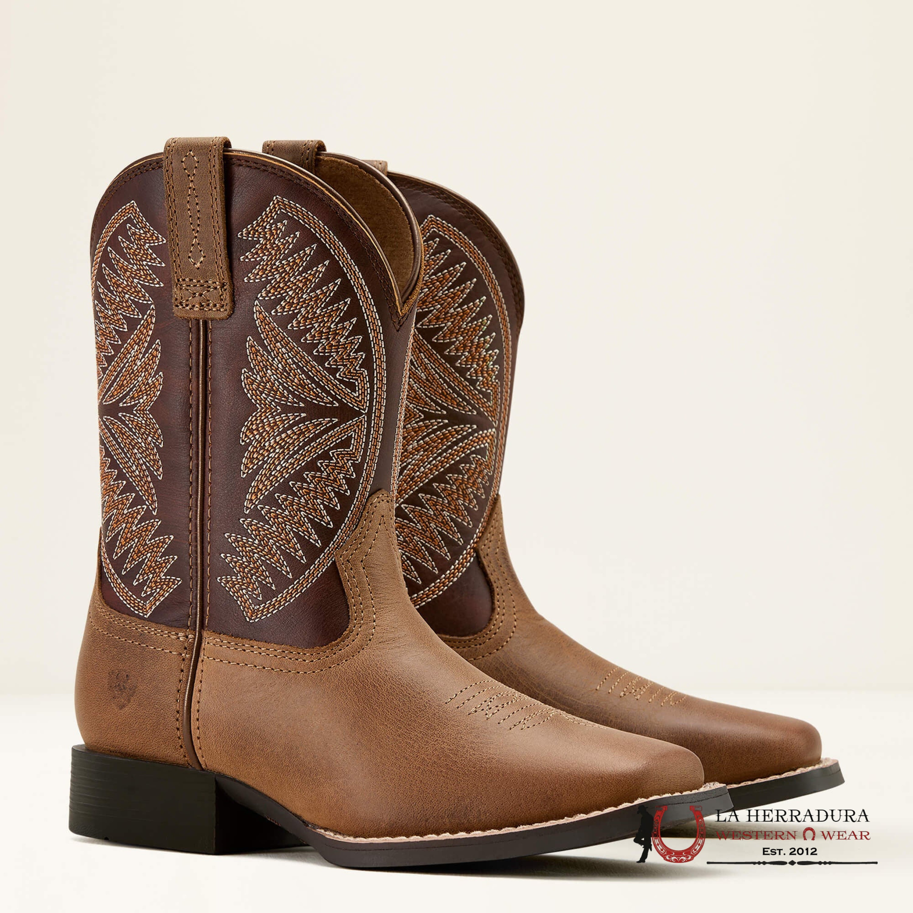ARIAT KIDS RUIDOSO PEARL/CHOCOLATE BROWN -10061136 NIÑOS
