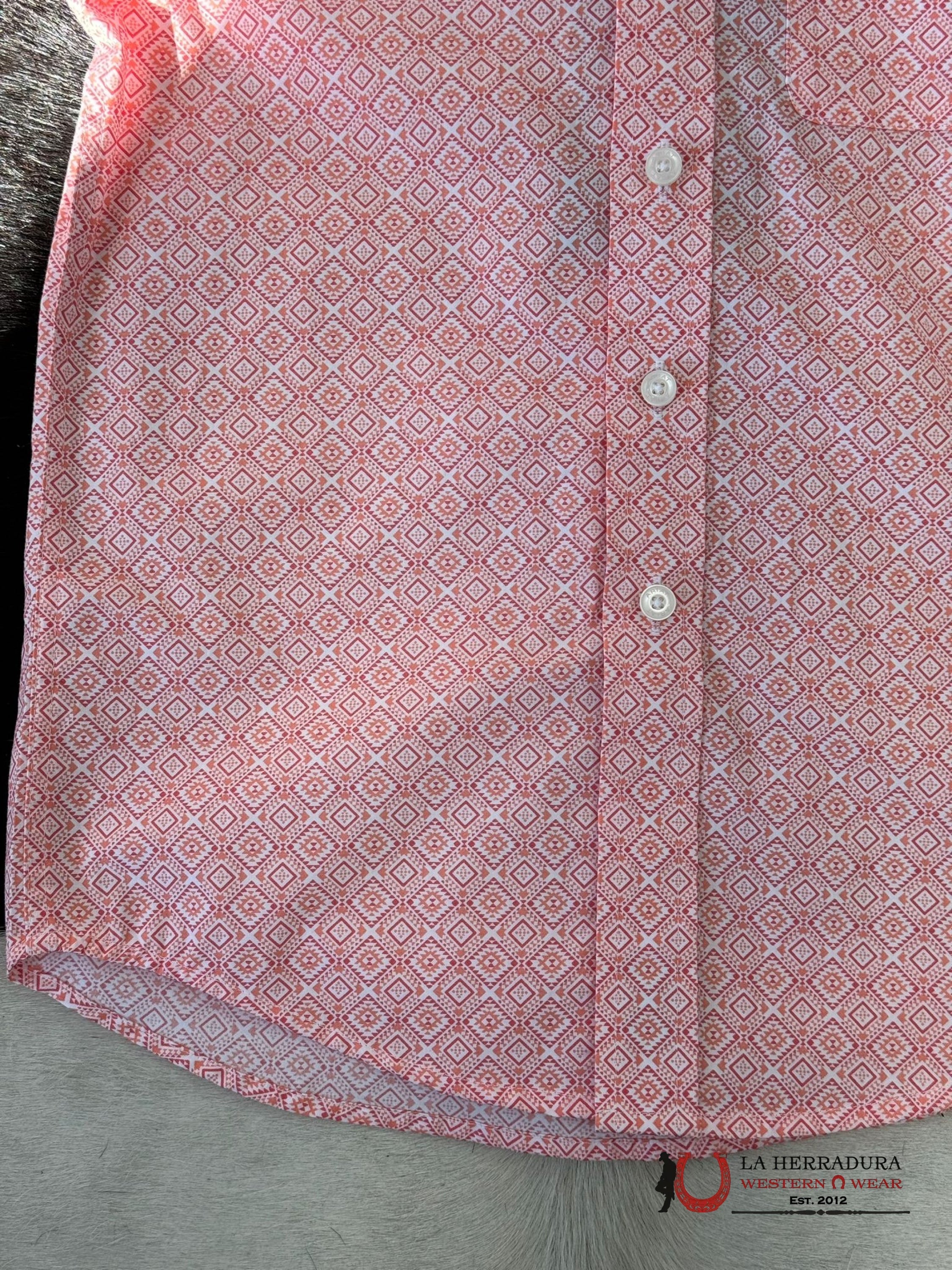 ARIAT KIDS SHIRT -BOYS CORAL KAMDEN 10048663 NIÑOS