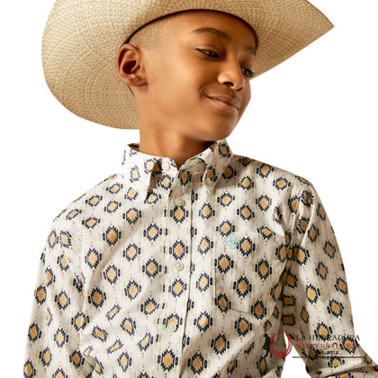 CAMISA ARIAT NIÑOS - NIÑOS CAQUI CAI MG 10054784