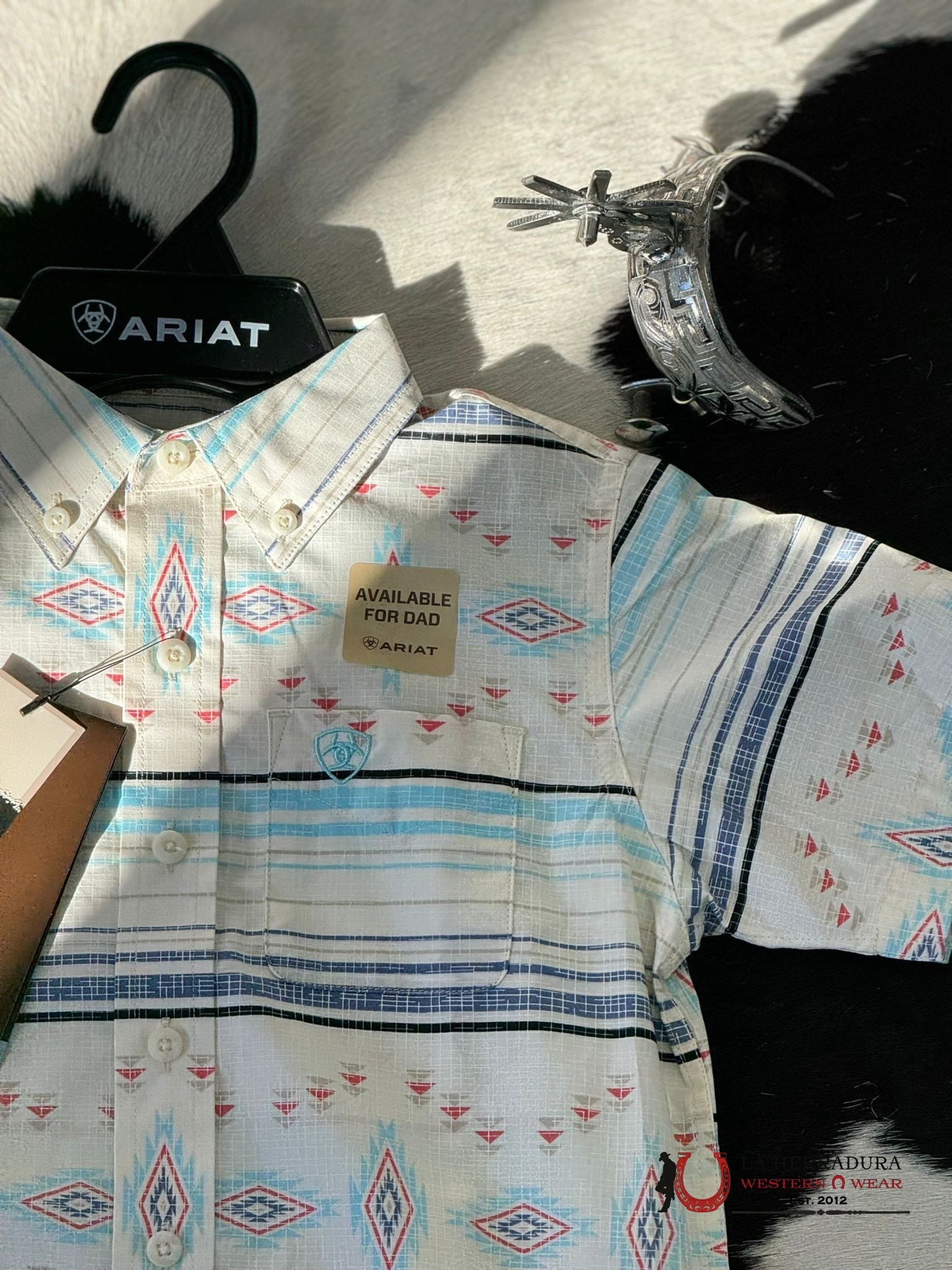 ARIAT KIDS SHIRT -BOYS SANDSHELL KODA SS 10048664 NIÑOS