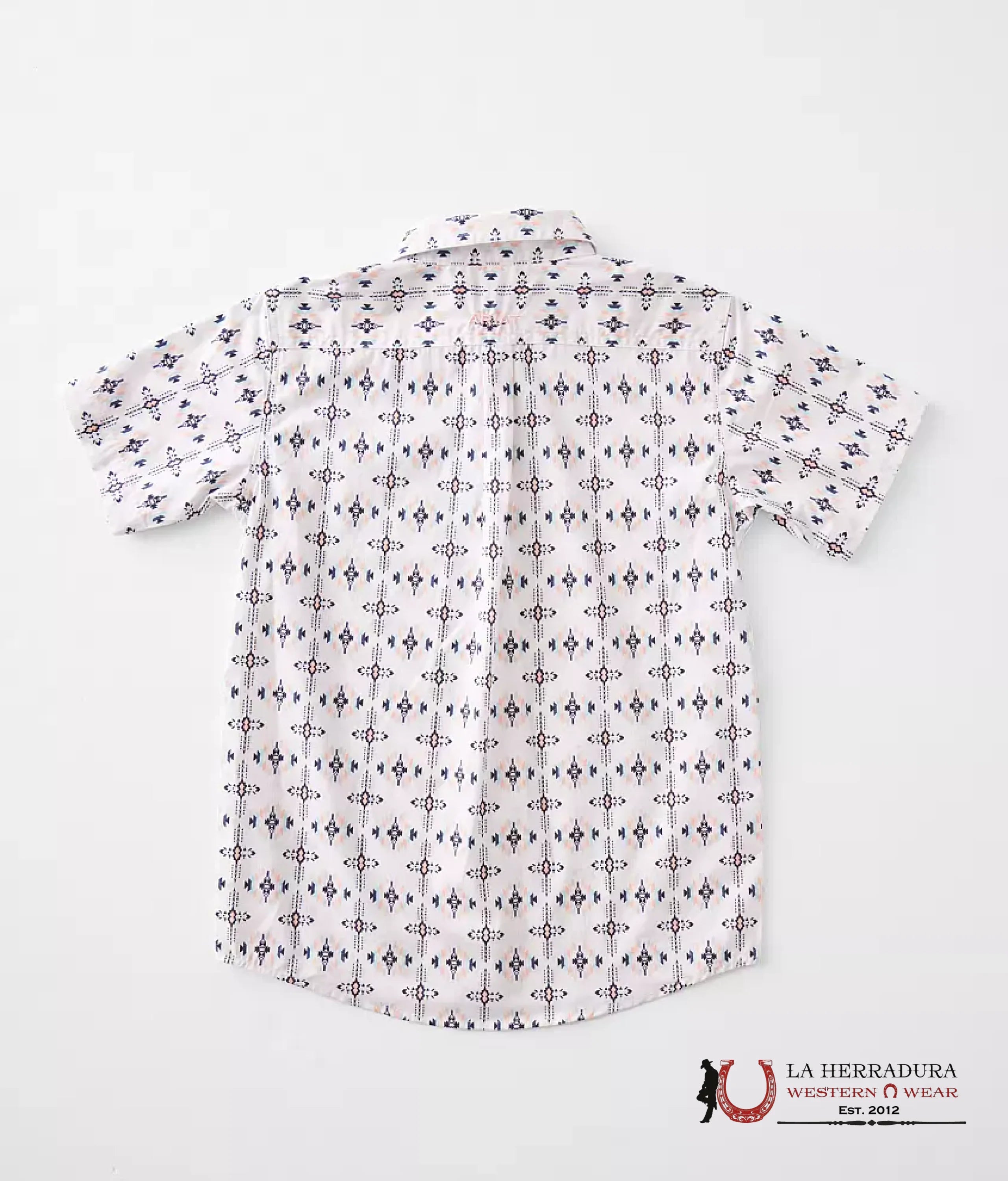 ARIAT KIDS SHIRT -BOYS WHITE OTTO CLSSC 10044926 NIÑOS