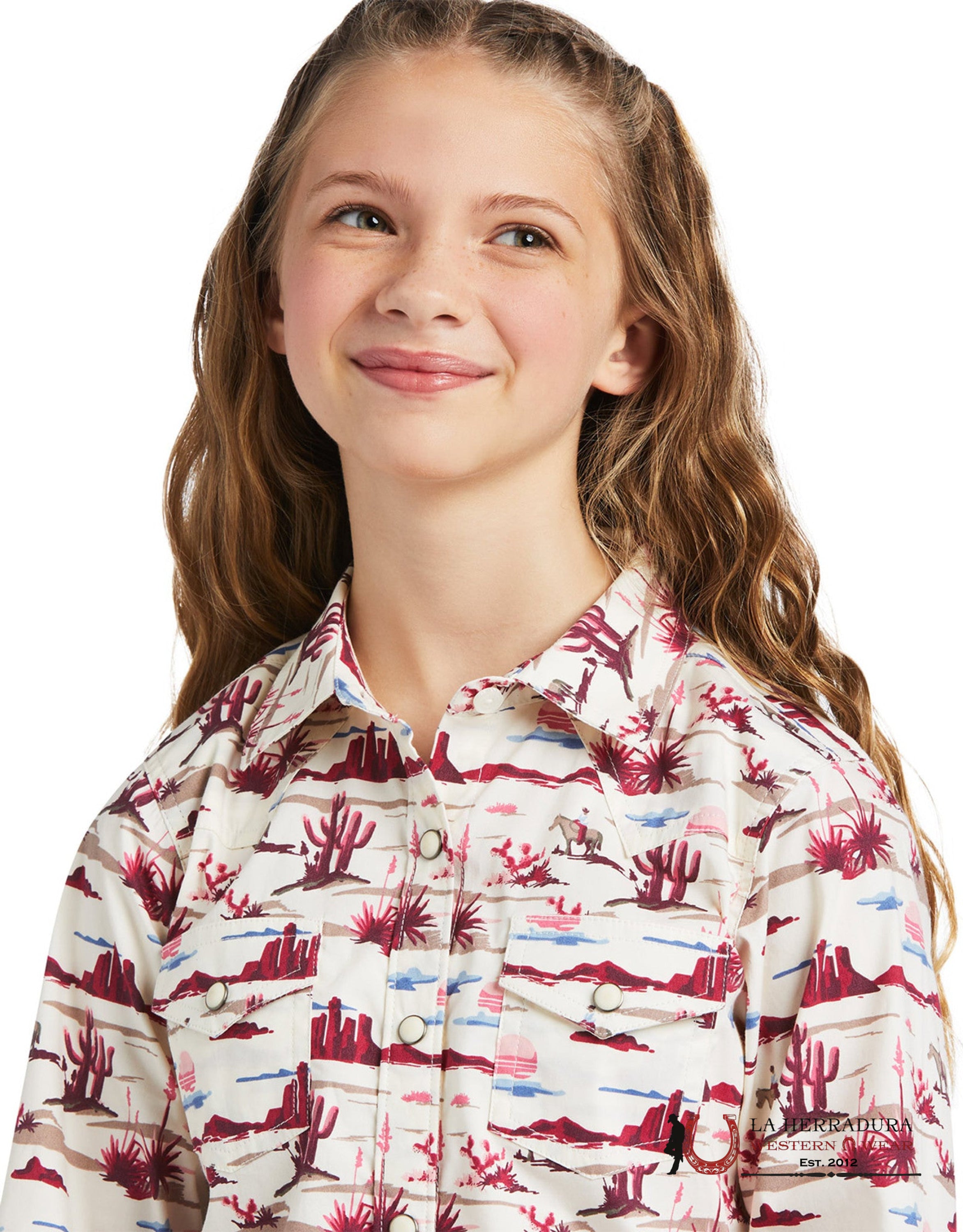 ARIAT KIDS SHIRT -GIRLS YUMA LANDSCAPE 10039507 NIÑOS