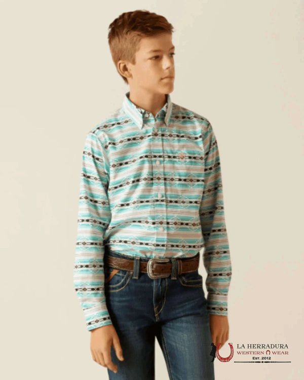 ARIAT KIDS SHIRT -ICE CREEN JEFFERSON LS 10051398