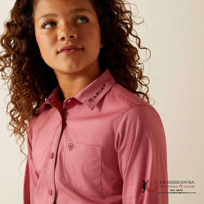 CAMISETA ARIAT NIÑOS -TEAM KIRBY LS SHRT MAUVEWOOD 10062682