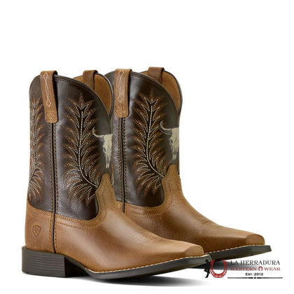 ARIAT KIDS STAMPEDE DESERT BROWN/THUNDER BROWN -10063827