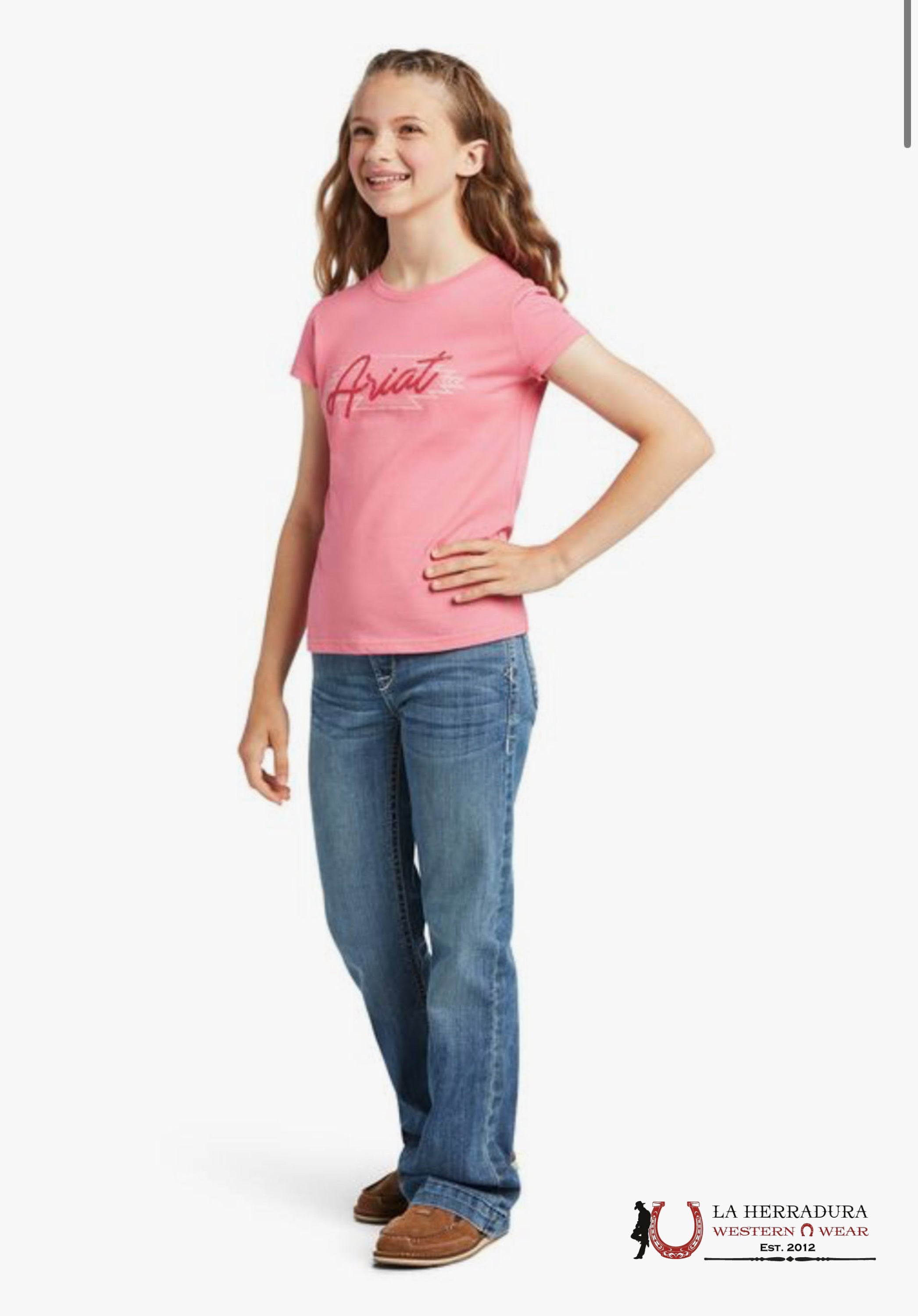 ARIAT KIDS TSHIRT -GIRLS CONFETTI GRAPHIC TEE 10039504 NIÑOS