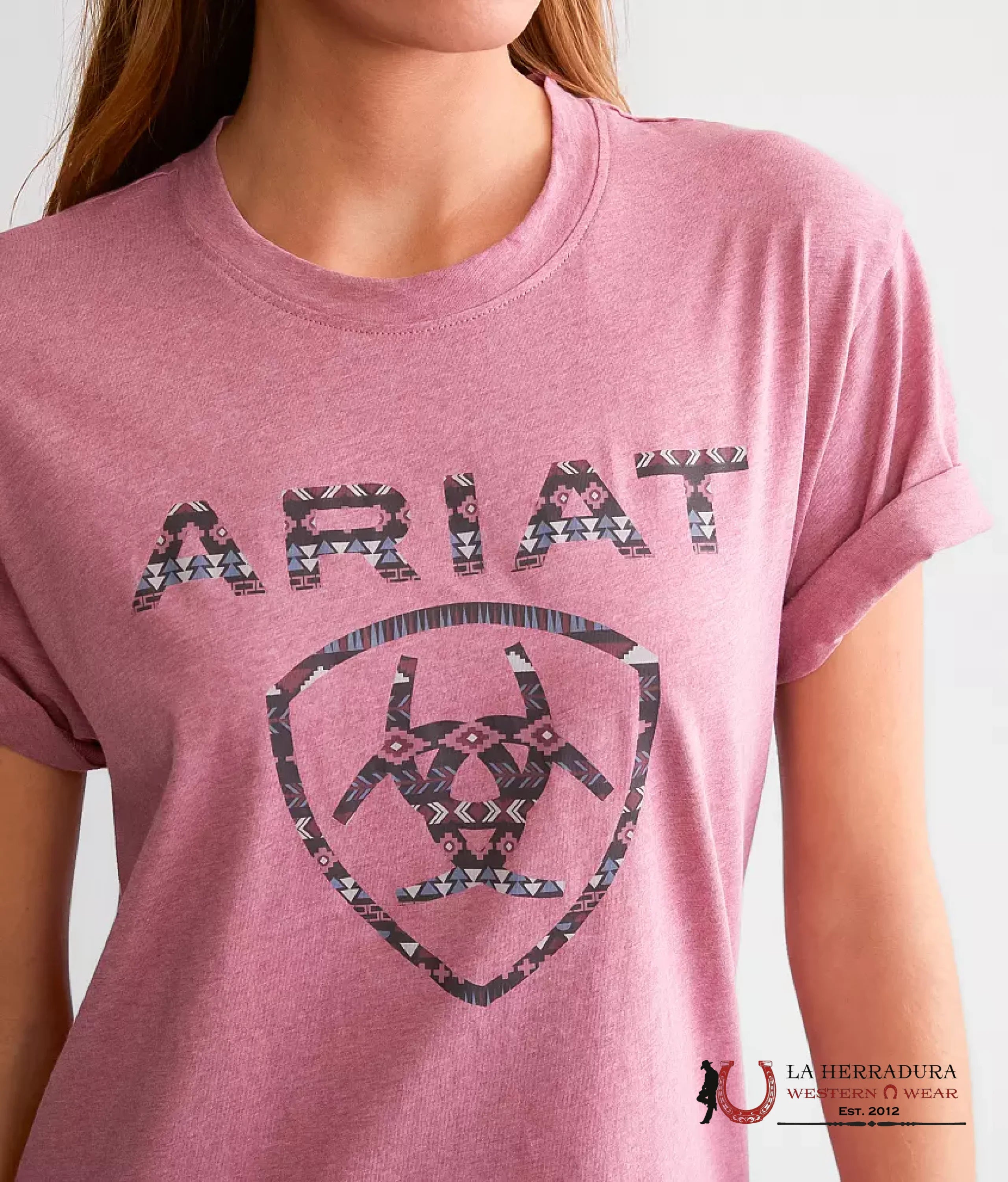 ARIAT KIDS TSHIRT -GIRLS ROSE MESA SHIELD 10047410 NIÑOS