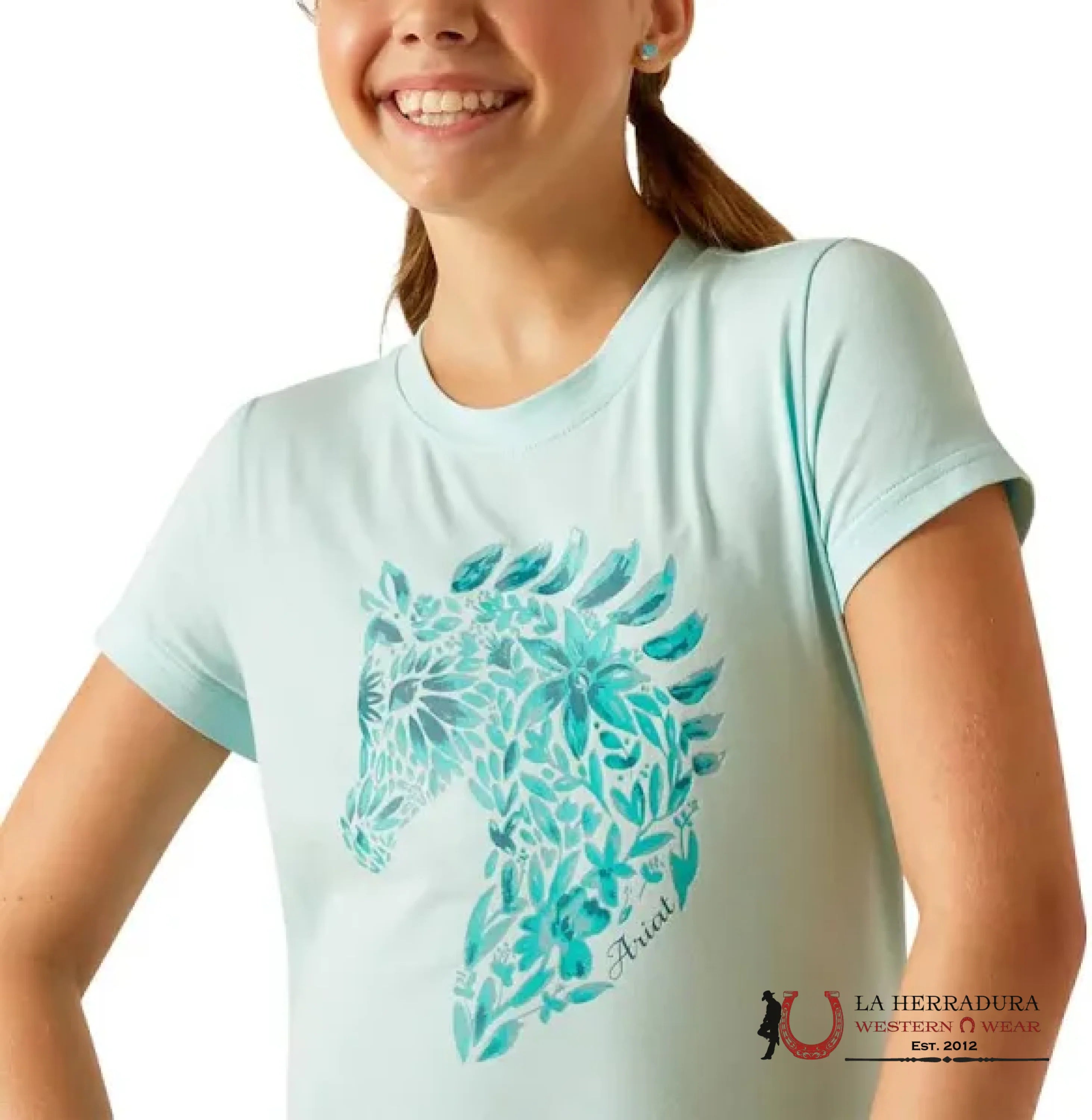 ARIAT KIDS TSHIRT -PLUME FLORAL MOSAIC 10048552 NIÑOS