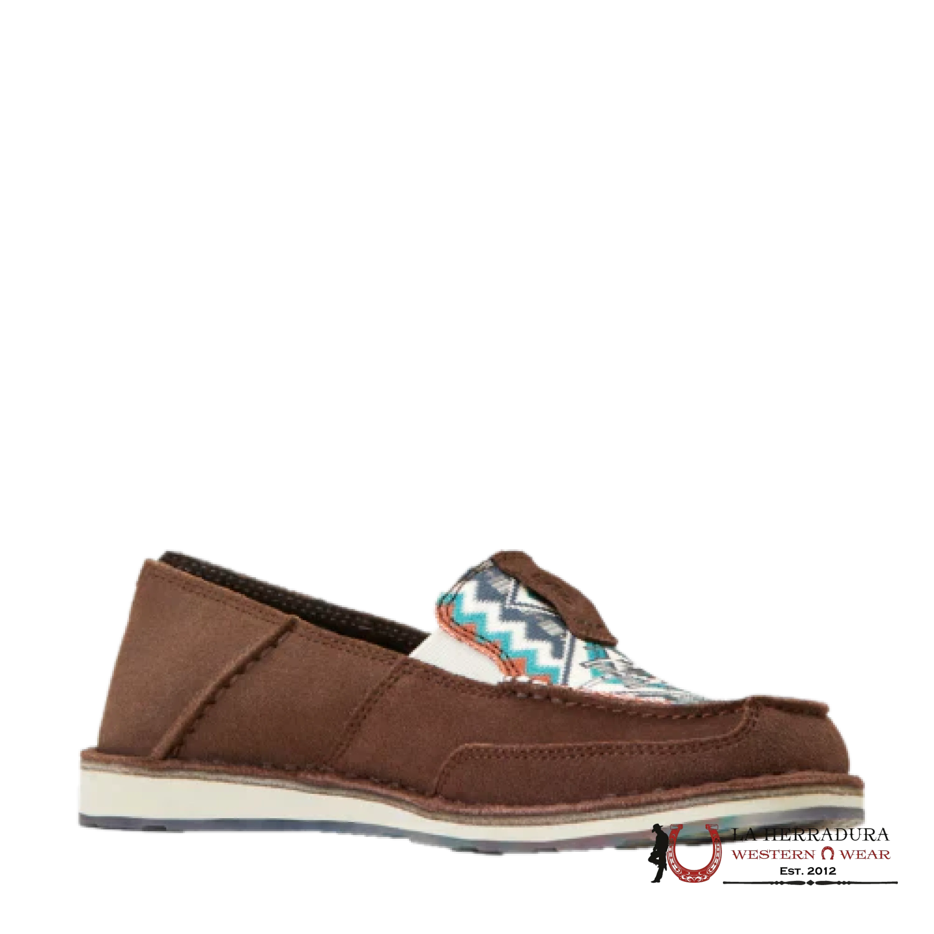 Ariat Ladies Cruiser Chimayo Chocolate & Rio Arba Turquoise Shoes 10046924 ZAPATOS MUJERES