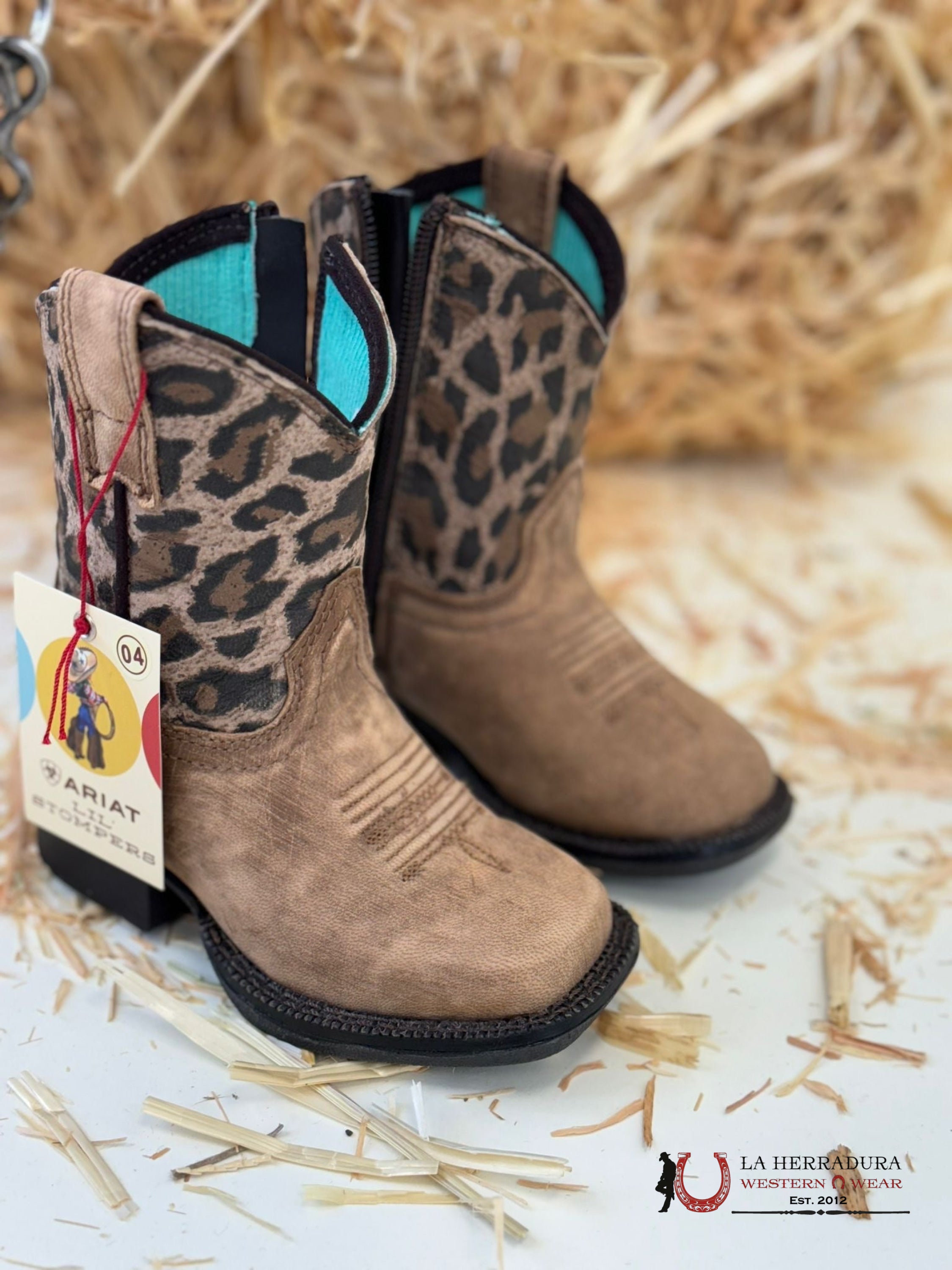 Ariat Lil’ Stompers Savanna Brown Tan Niños