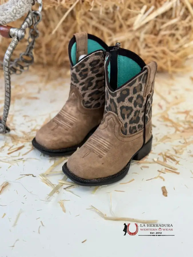 Ariat Lil’ Stompers Savanna Brown Tan Niños