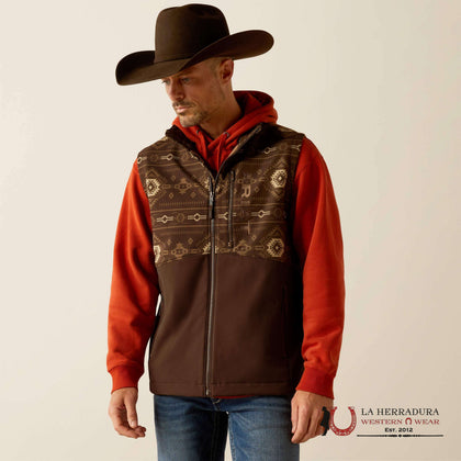 Ariat Logan Softshell Vest Banyan Bark Southwest - 10055415