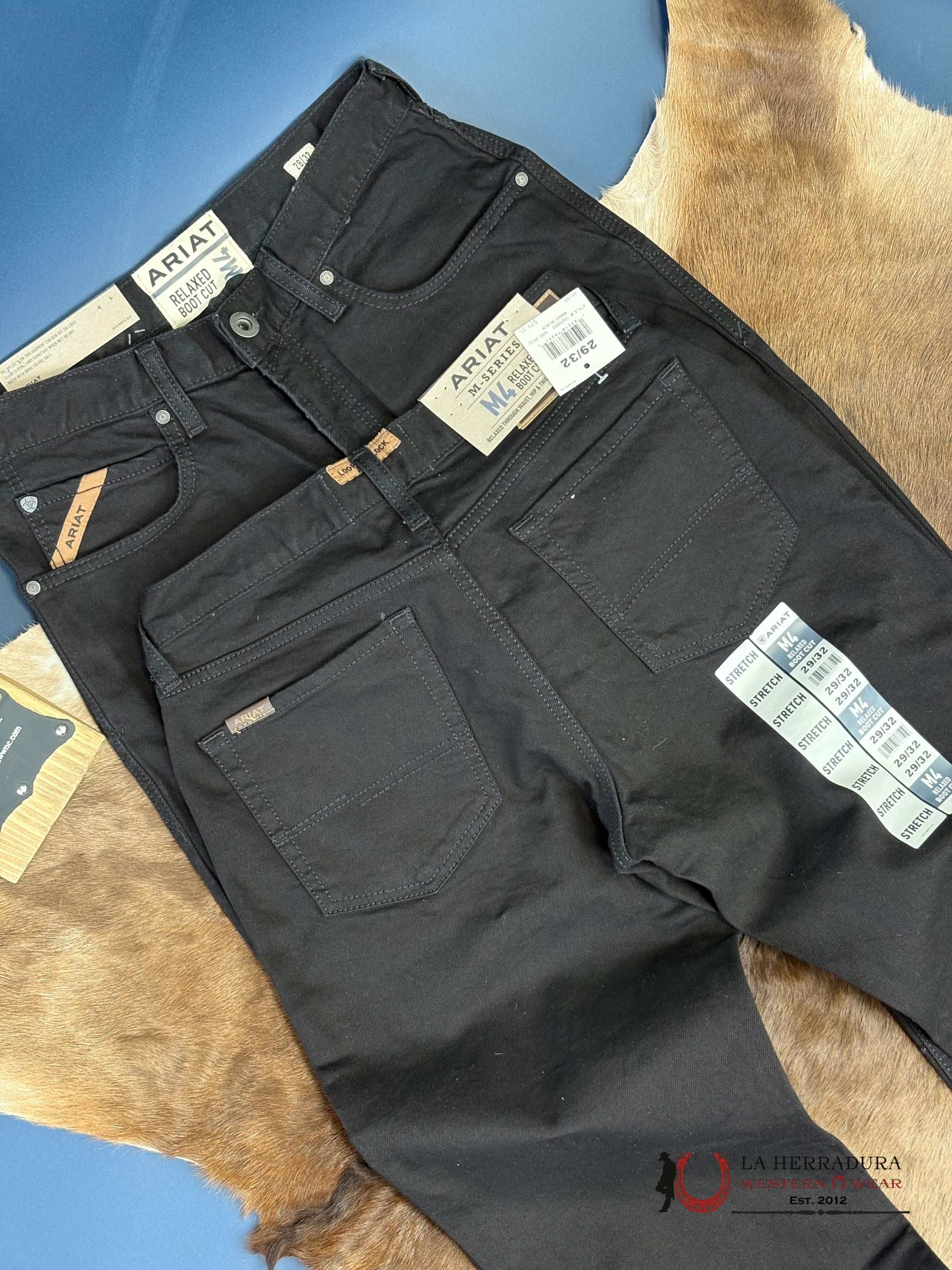 Ariat M4 Men’s Relaxed Bootcut Black Jeans - 0592 ARIAT JEANS