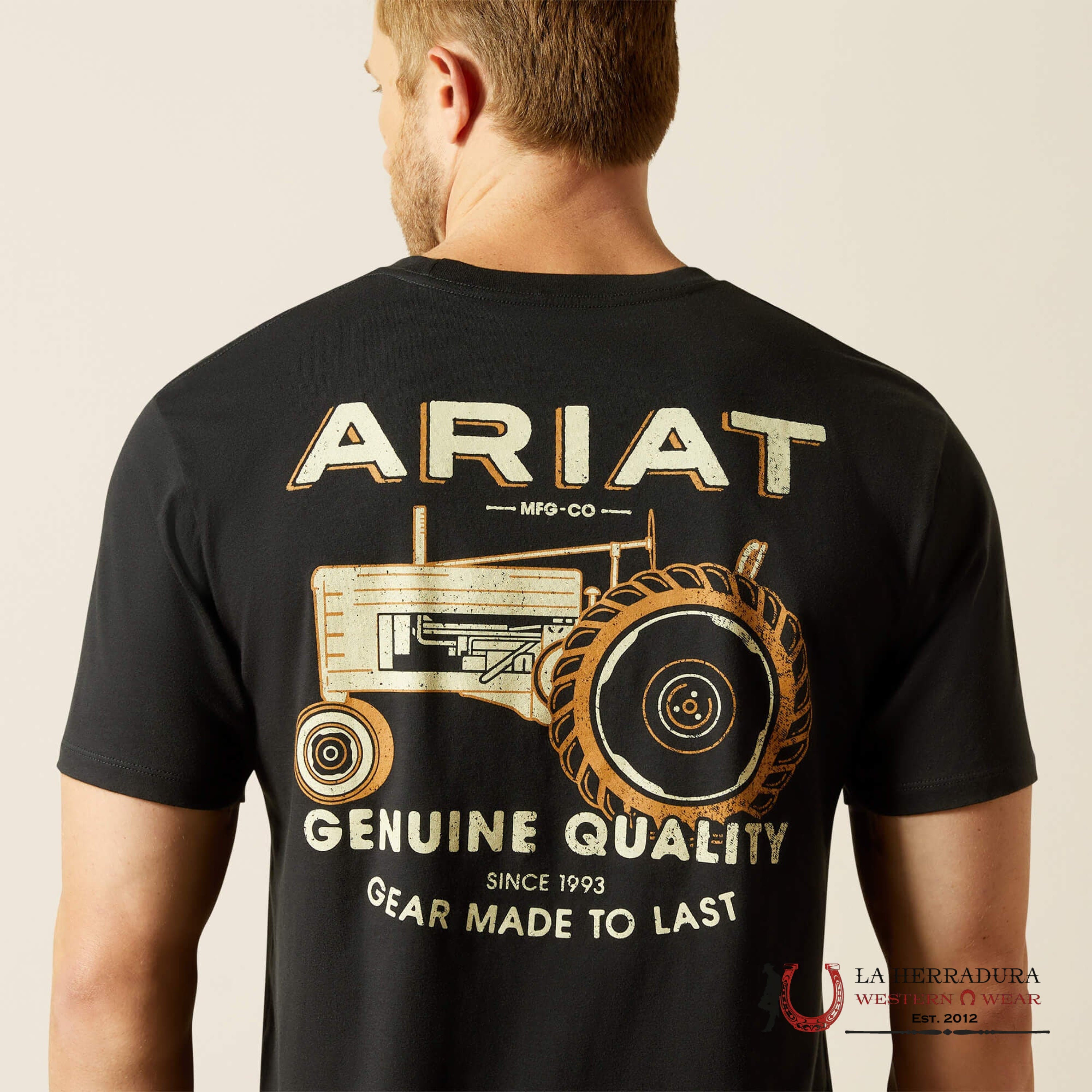ARIAT MEN GRAMPS TRACTOR T SHIRT BLACK 10062425 ROPA HOMBRES
